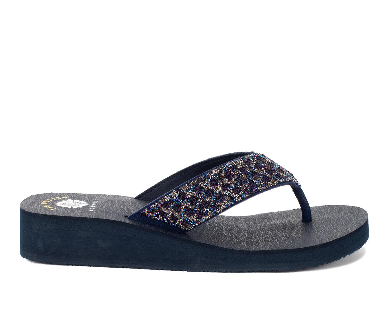 Women's yellow box online flip flops