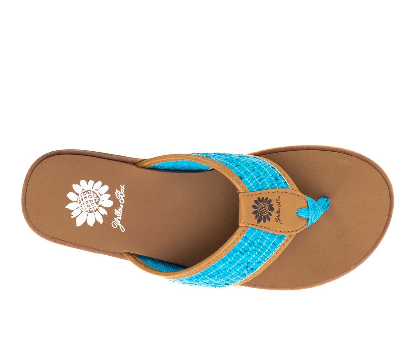 Women's Yellow Box Fellow Flip-Flops