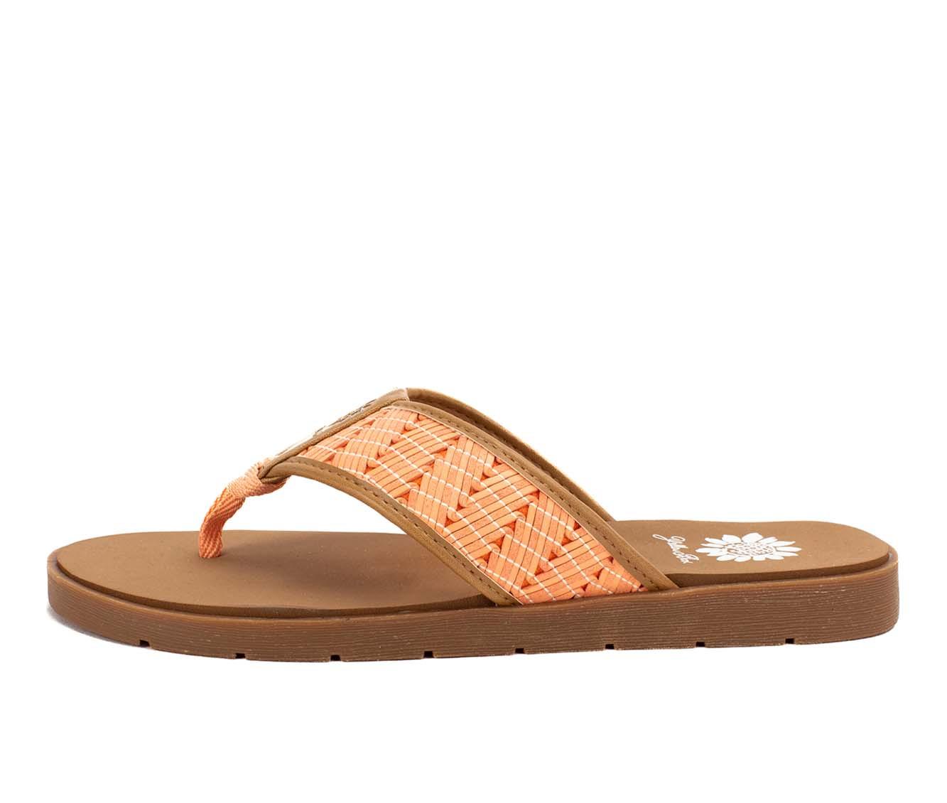 Women's Yellow Box Fellow Flip-Flops