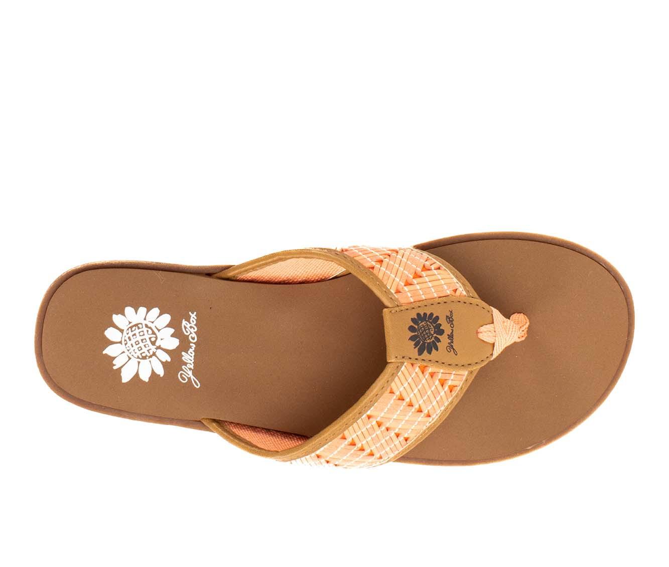 Women's Yellow Box Fellow Flip-Flops