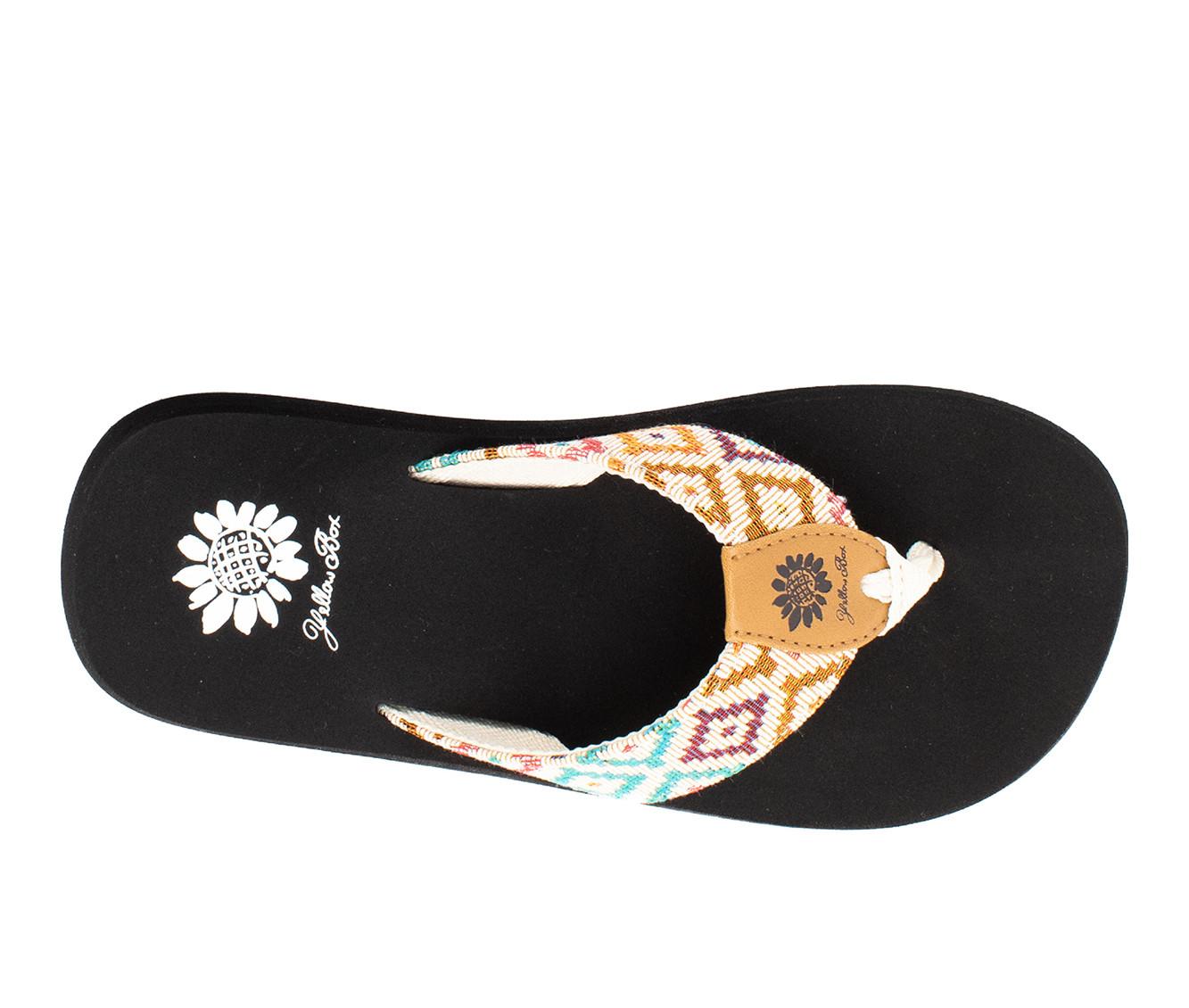 Women's Yellow Box Oria Flip-Flops