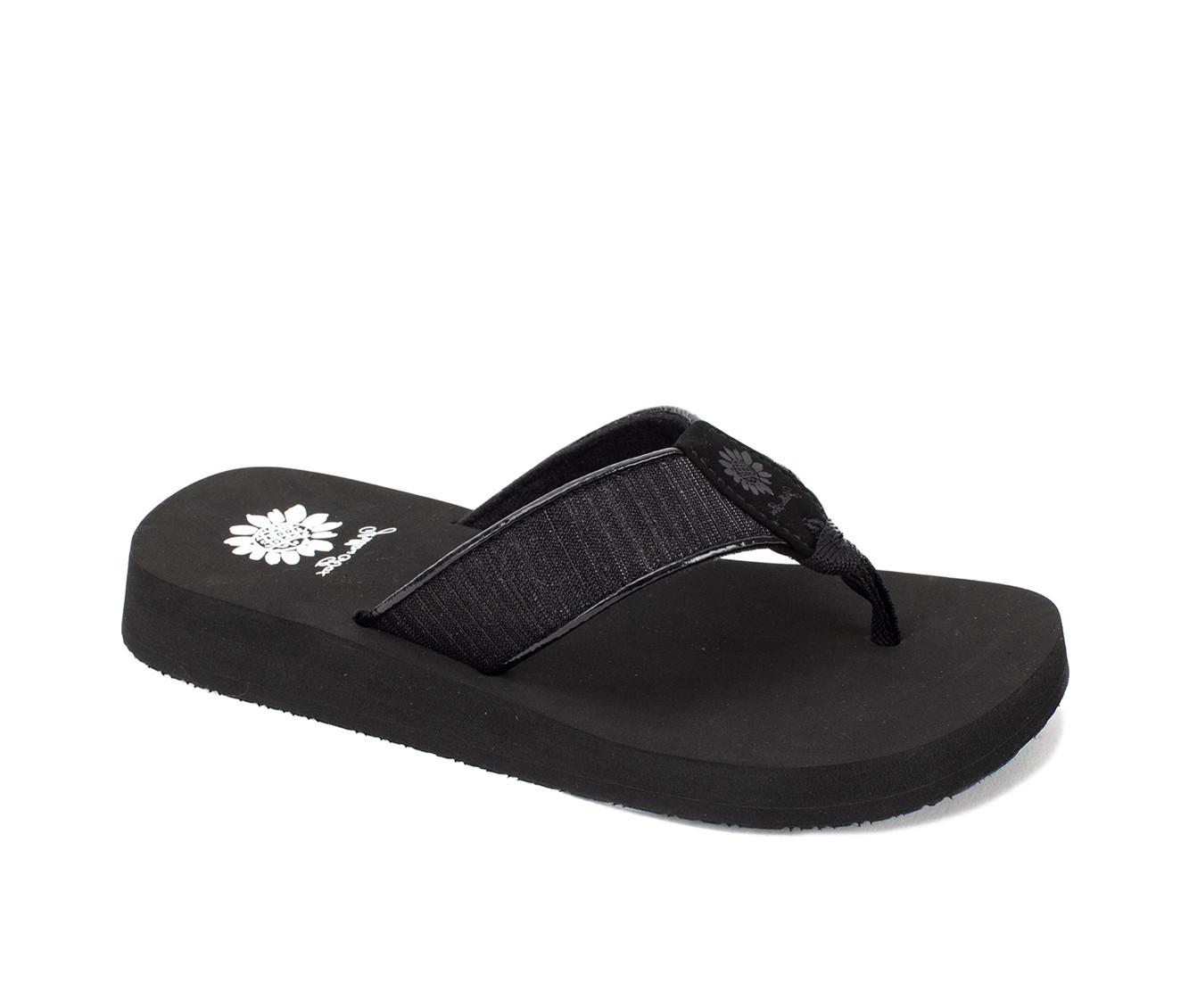 Women's Yellow Box FildrIn Flip-Flops