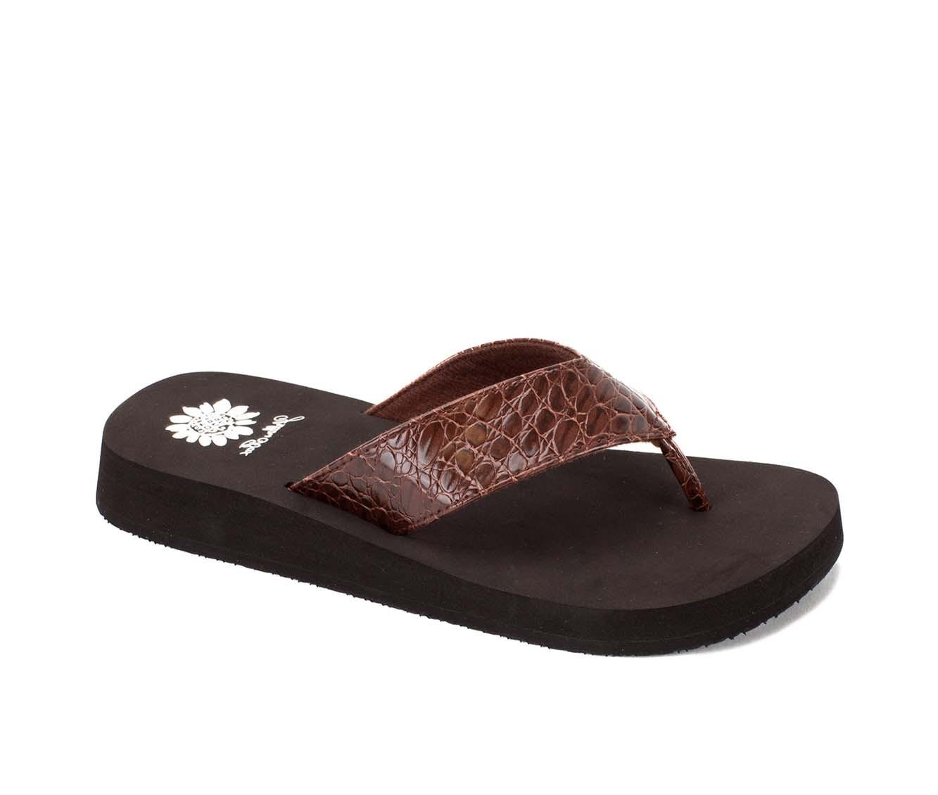 Women's Yellow Box Fina Flip-Flops