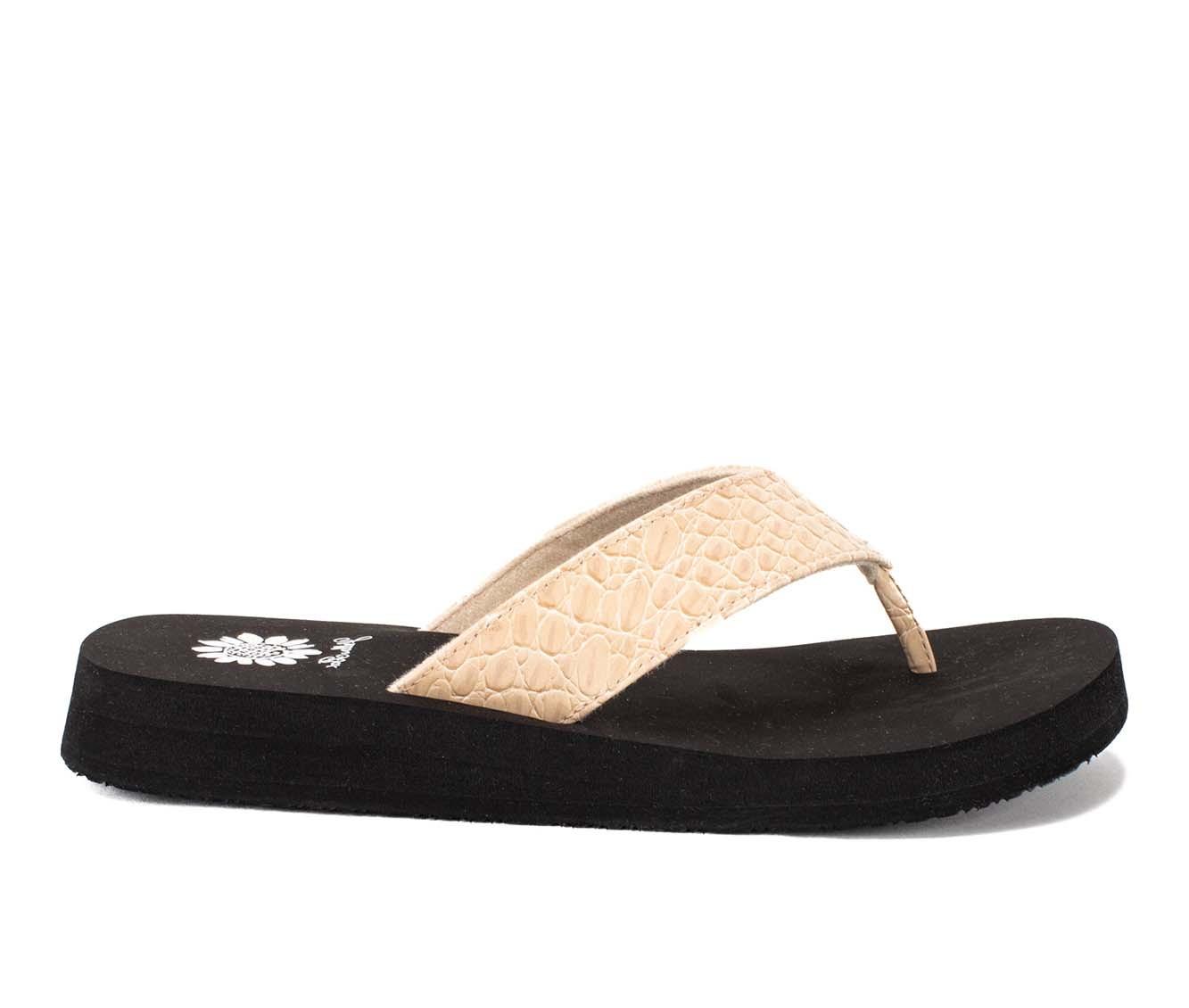 Women's Yellow Box Fina Flip-Flops