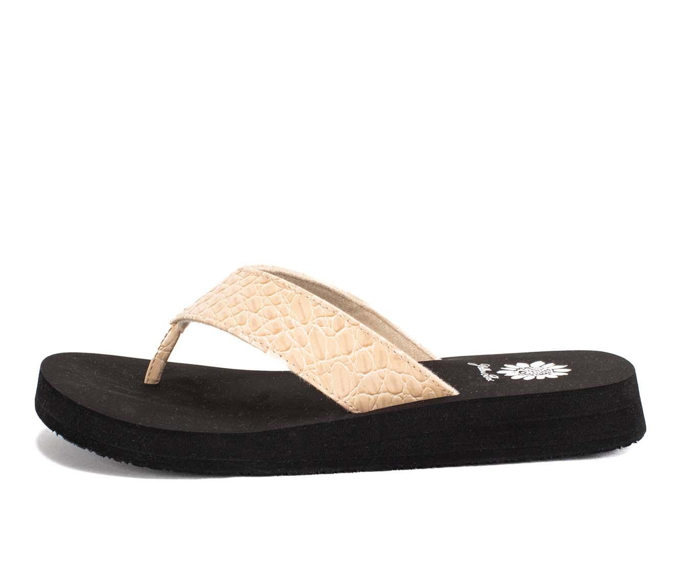 Women's Yellow Box Fina Flip-Flops