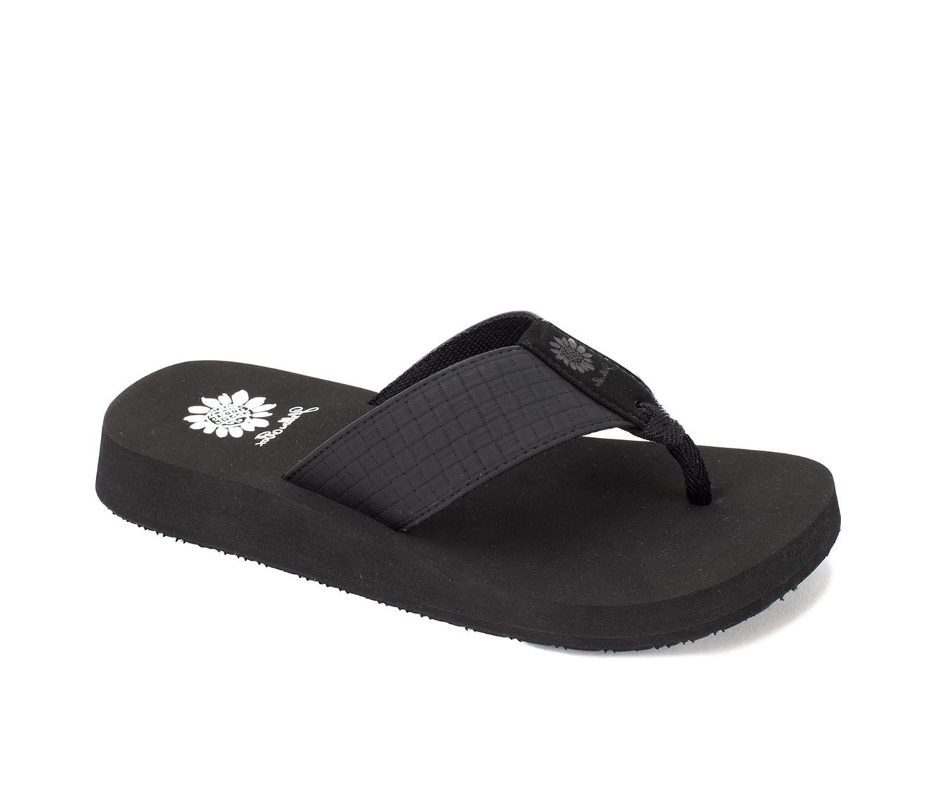 Women's Yellow Box Flinge Flip-Flops