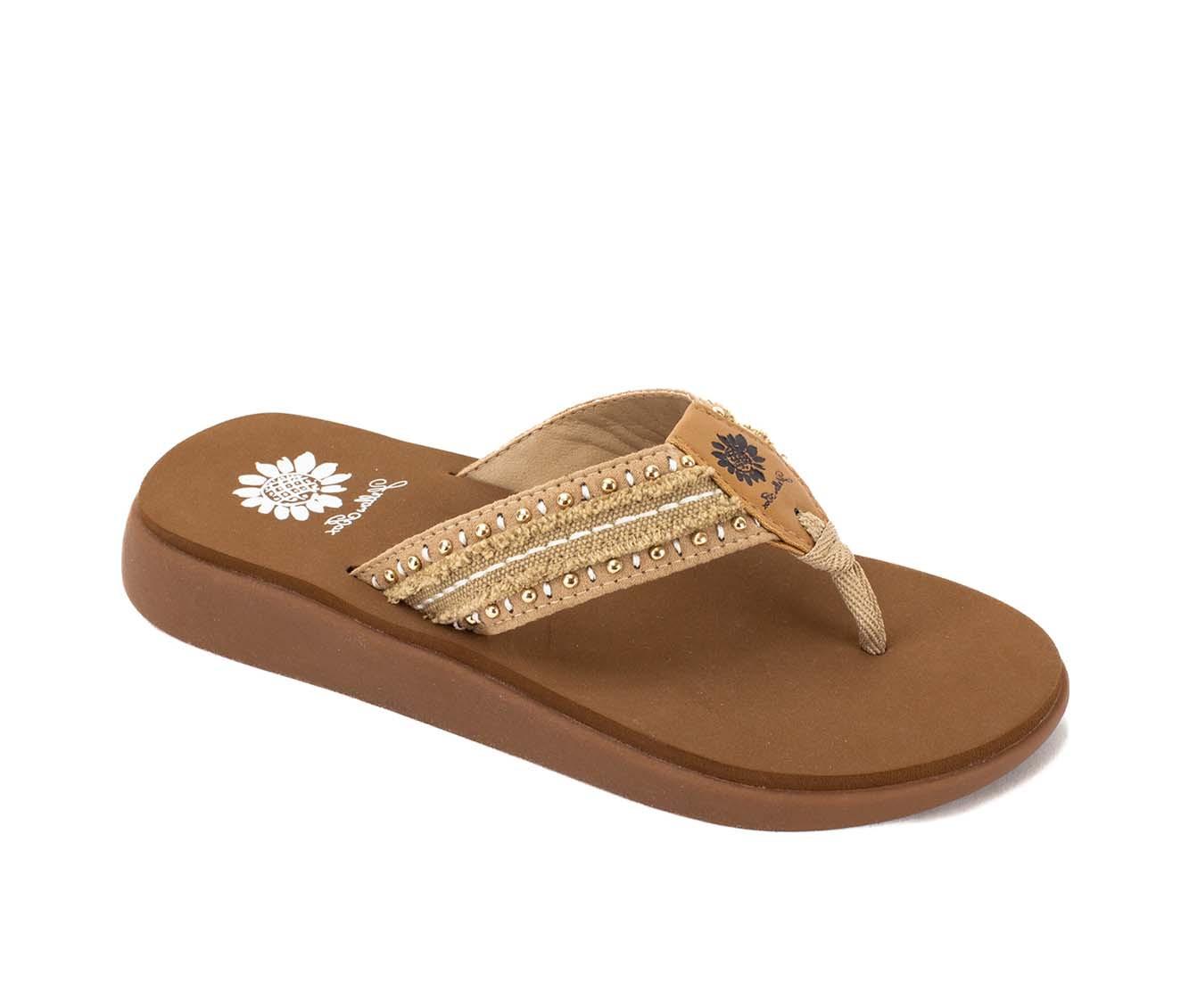 Women's Yellow Box Glendale Flip-Flops