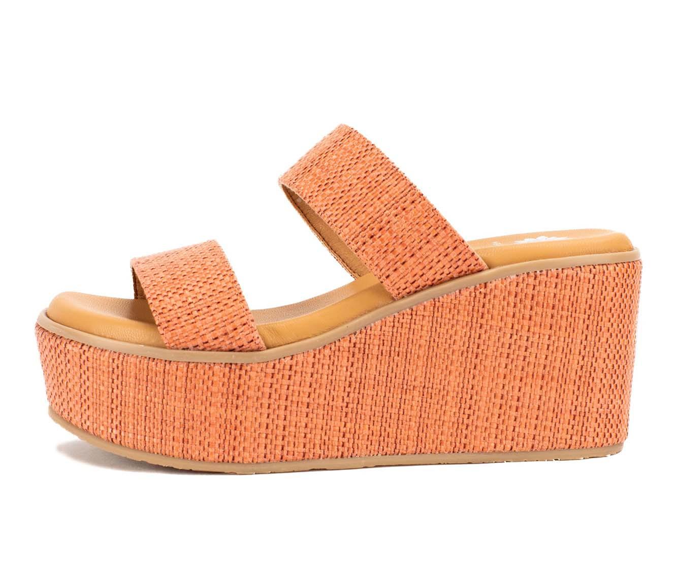 Women's Yellow Box Inisa Wedge Sandals