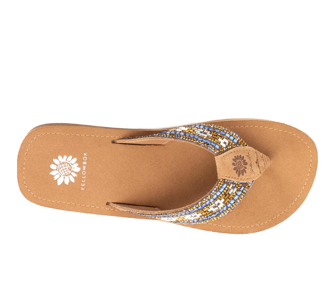 Women's Yellow Box Jabiru Flip-Flops