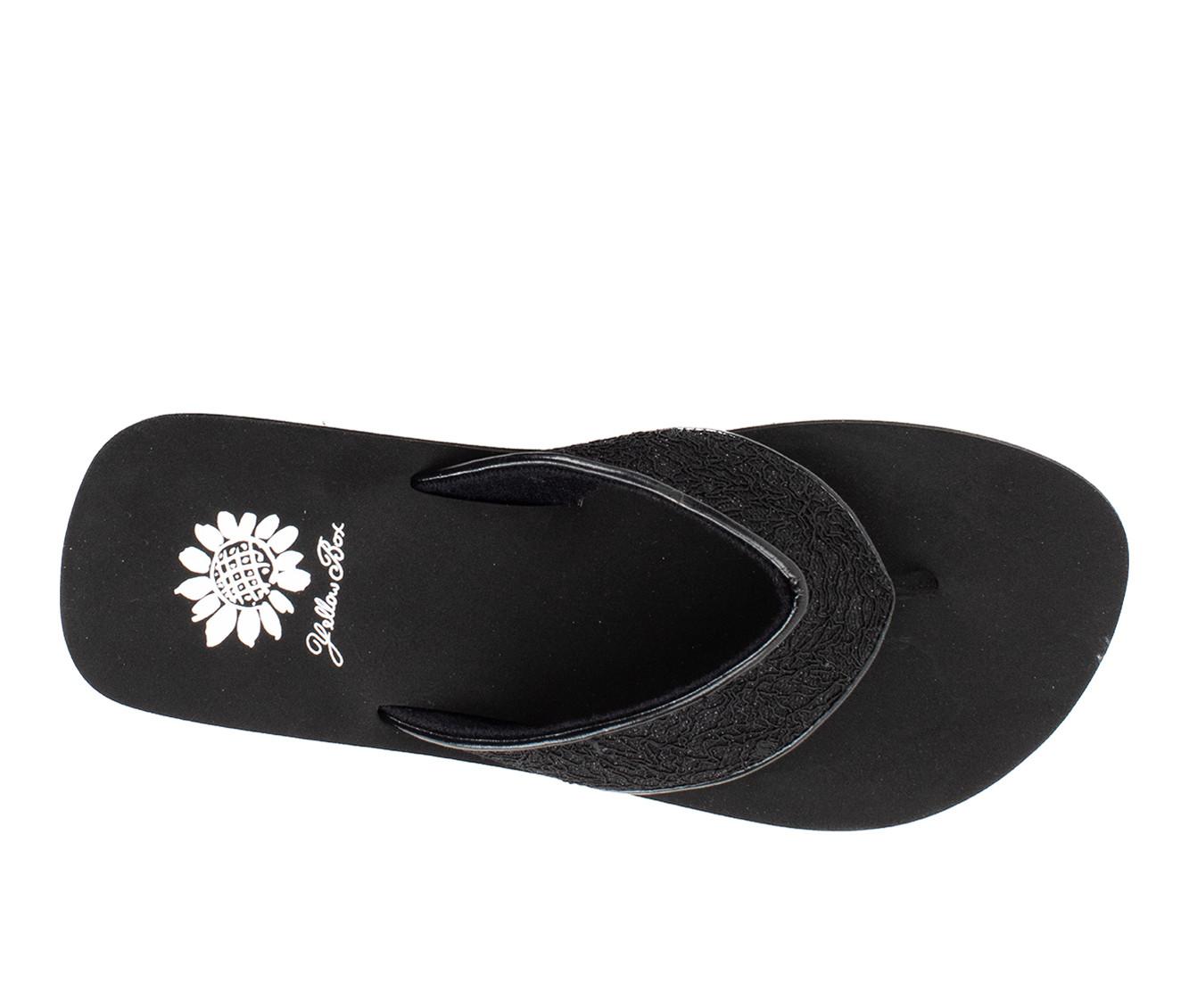 Women's Yellow Box Jasty Flip-Flops