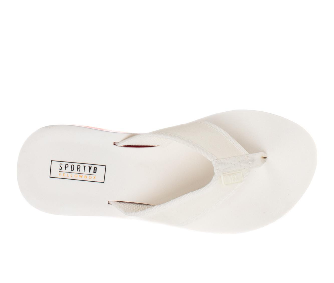 Women's Yellow Box Rumble Flip-Flops