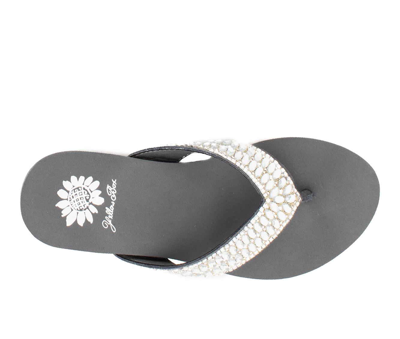 Women's Yellow Box Sana Flip-Flops