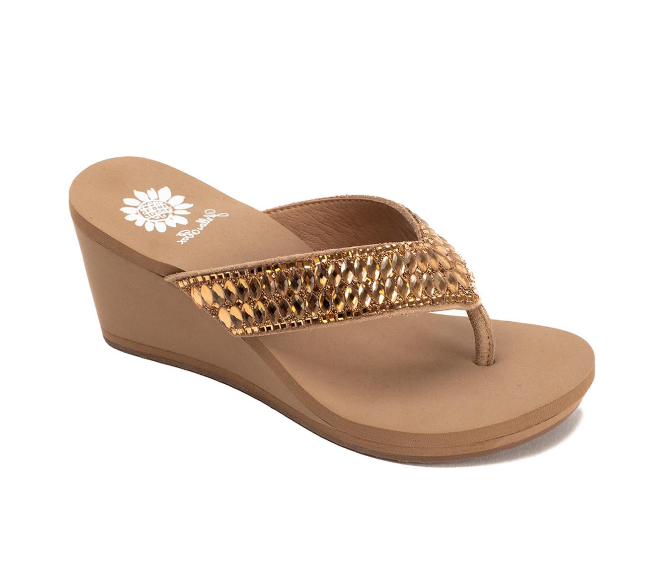 Sana Wedge Sandal – Yellow Box