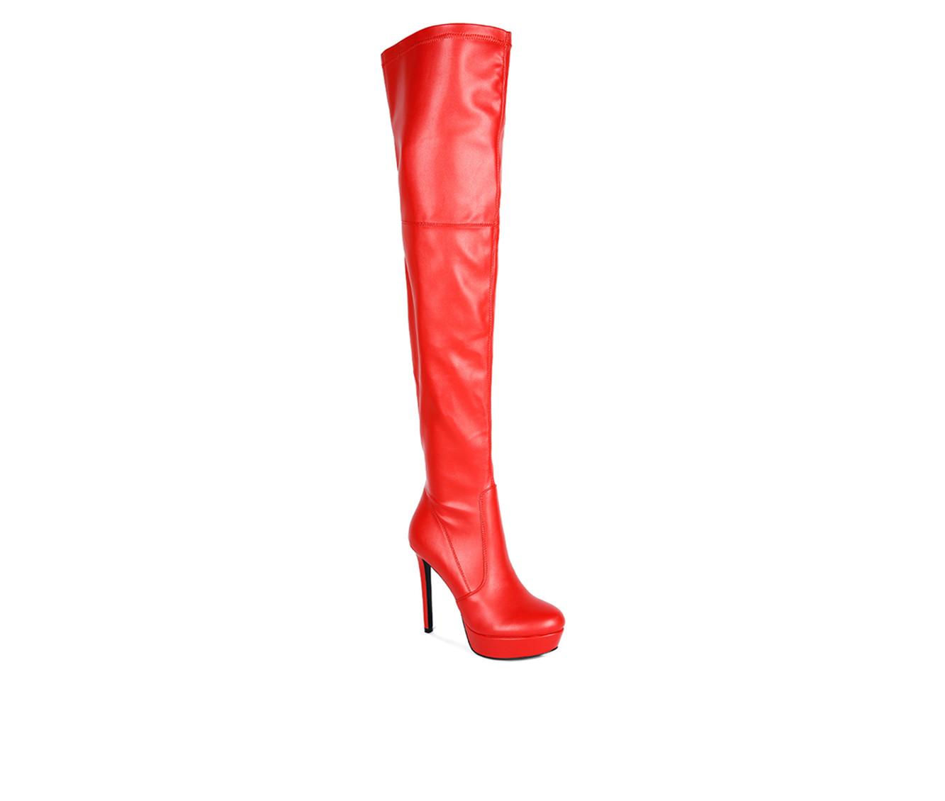 Women's London Rag Marvelettes Over The Knee Stiletto Boots | Shoe Carnival