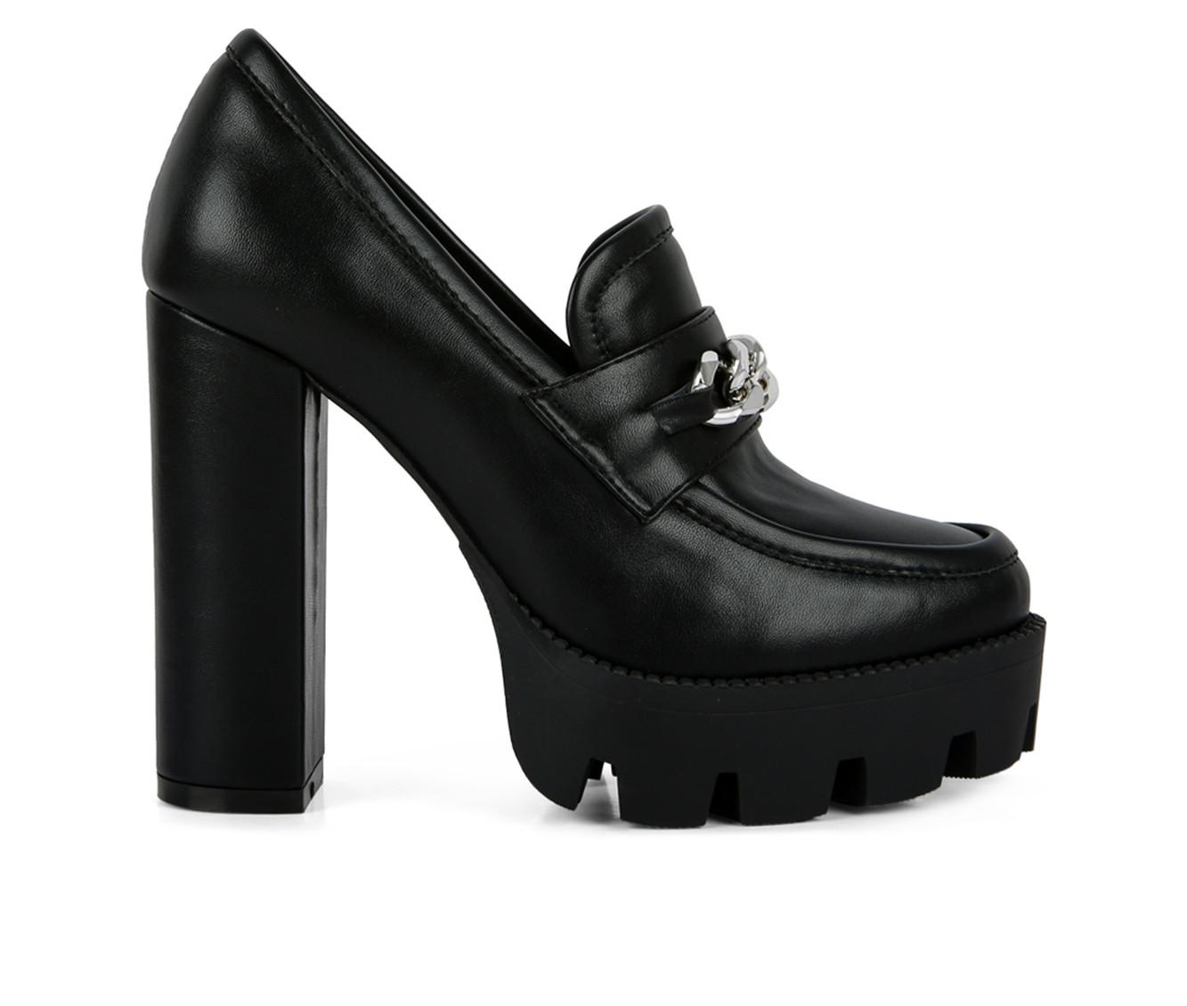 Women's London Rag Y2K High Platform Heeled Loafers