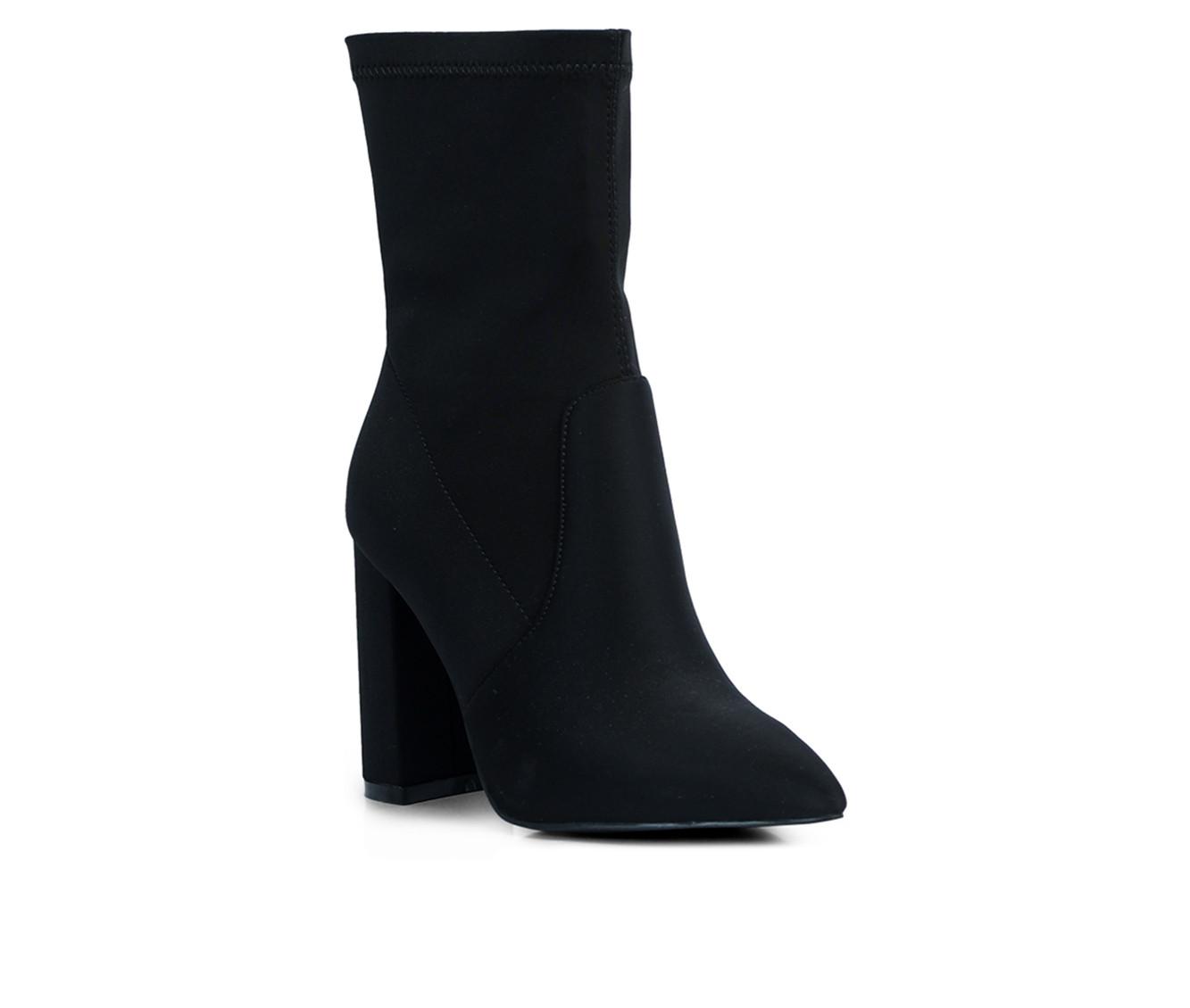 Women's London Rag Tomps Mid Calf Heeled Booties