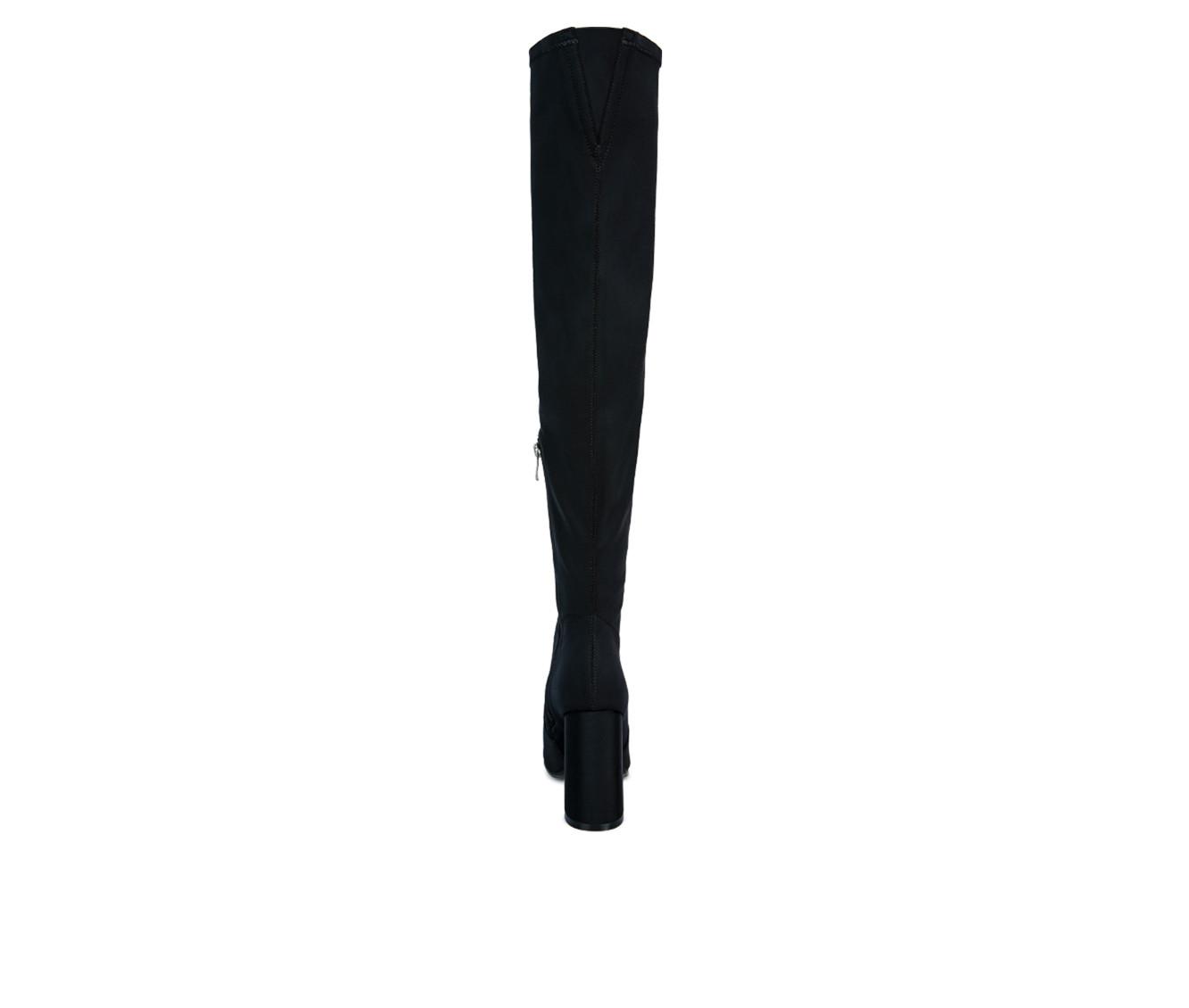 Women's London Rag Schiffer Over The Knee Heeled Boots