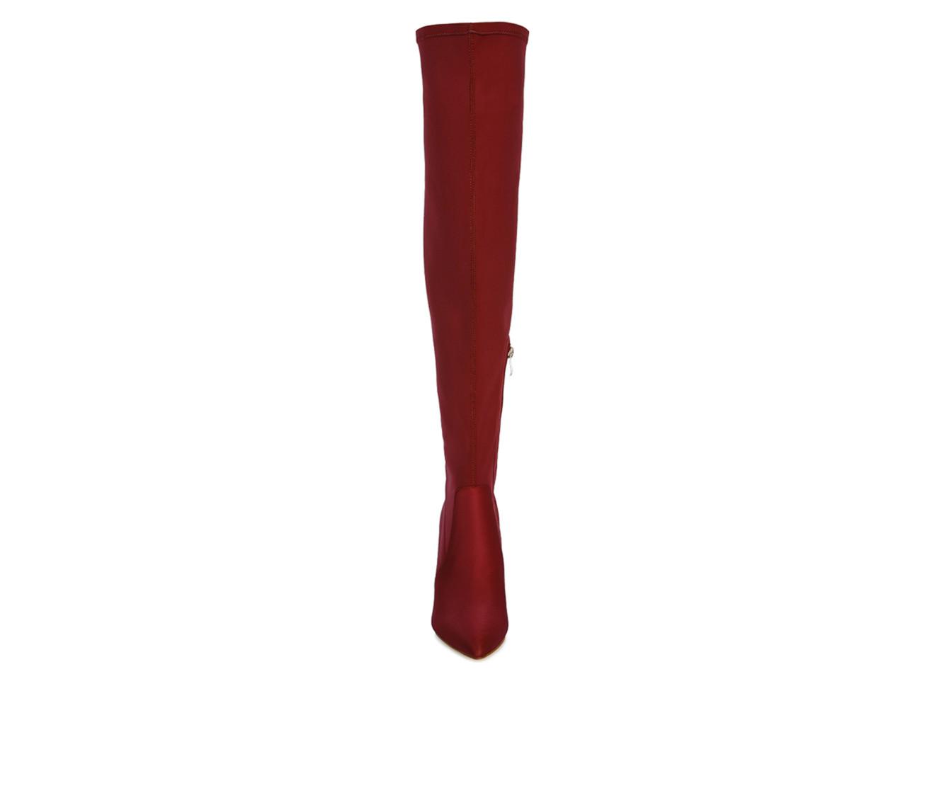 Women's London Rag Schiffer Over The Knee Heeled Boots