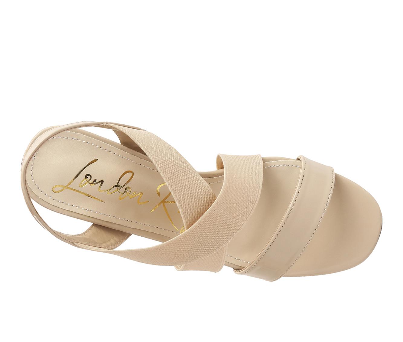London Rag Elastic Straps Dress Sandals