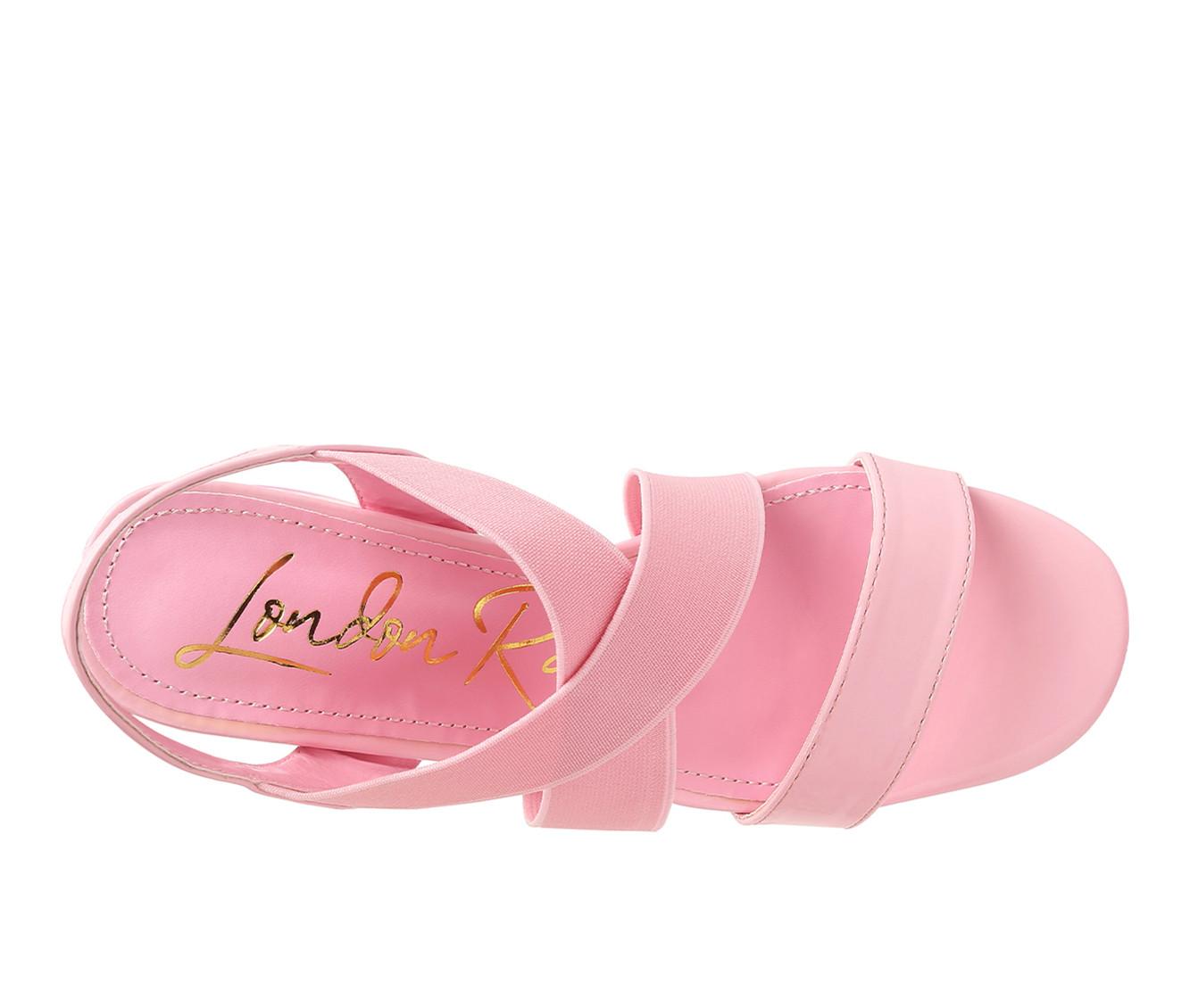 London Rag Elastic Straps Dress Sandals