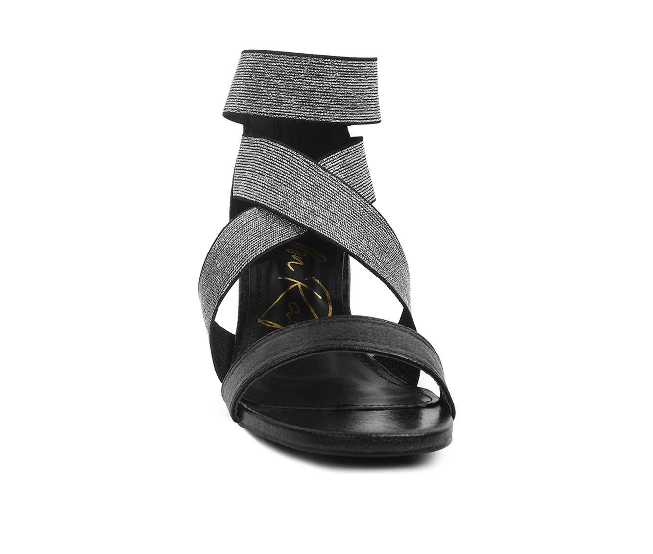 London Rag Metallic Elst Strap Dress Sandals