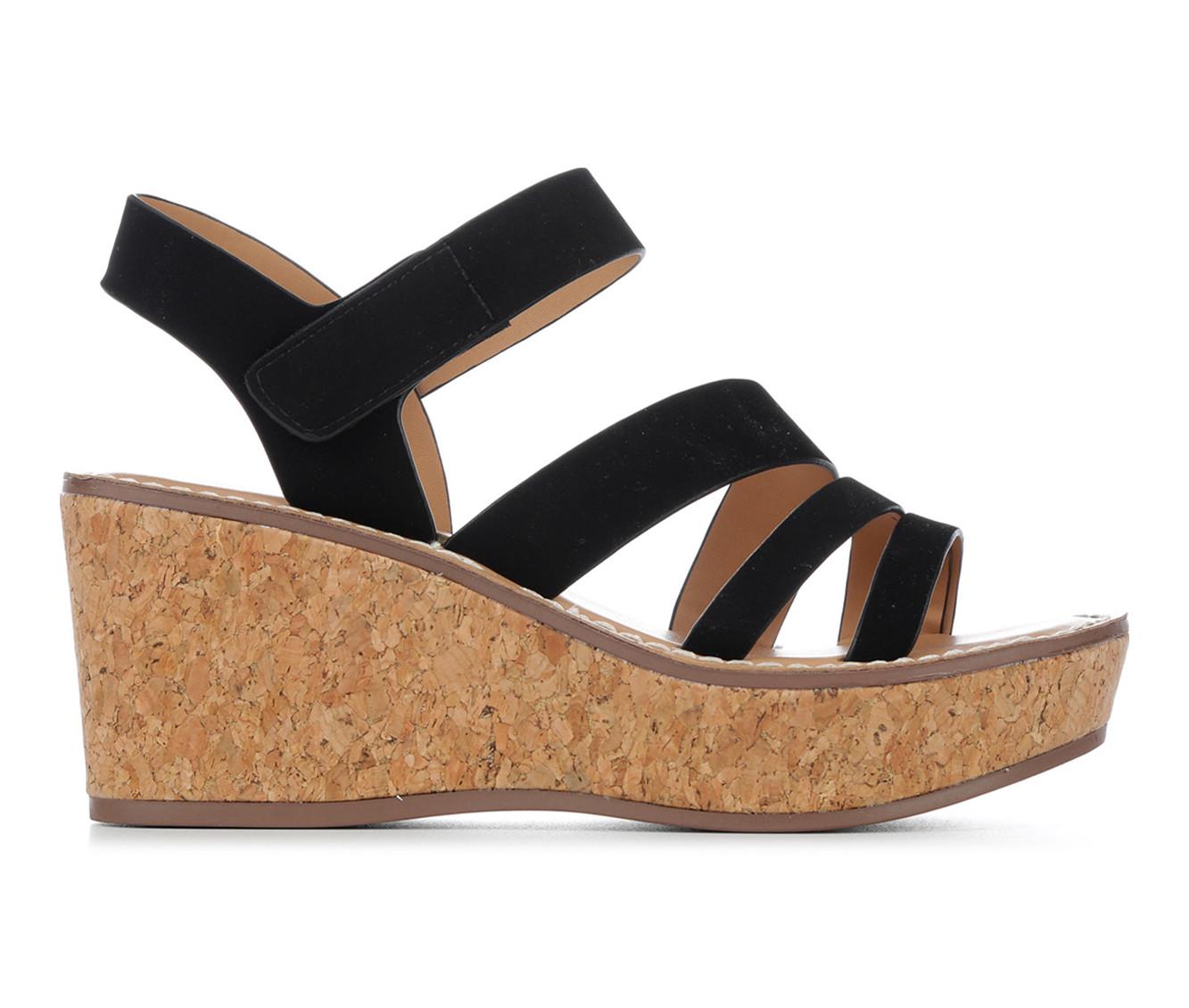 Black wedges 2024 shoe carnival