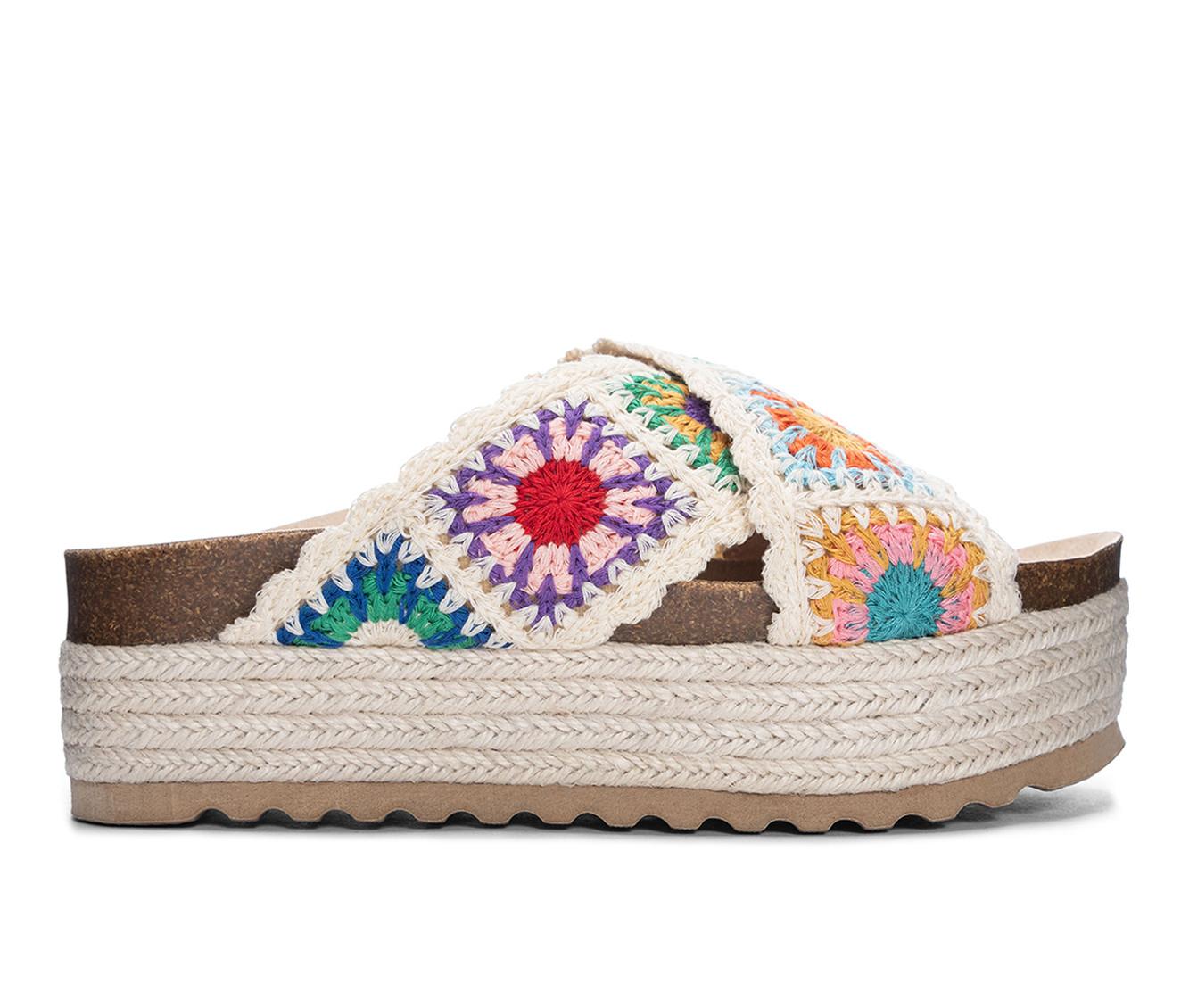 Women's Dirty Laundry Plays Platform Footbed Sandals