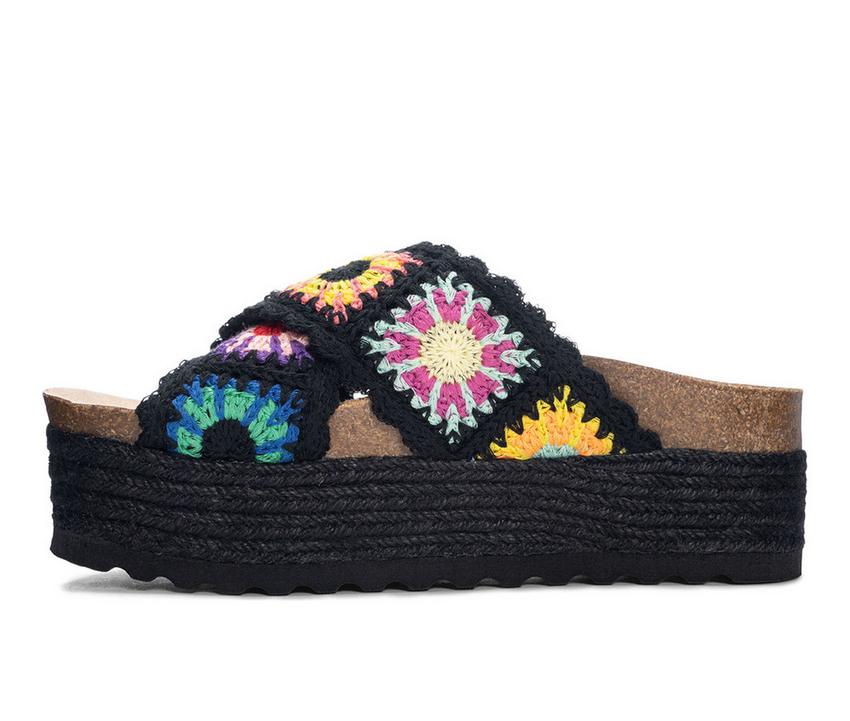 Women's Dirty Laundry Plays Platform Footbed Sandals