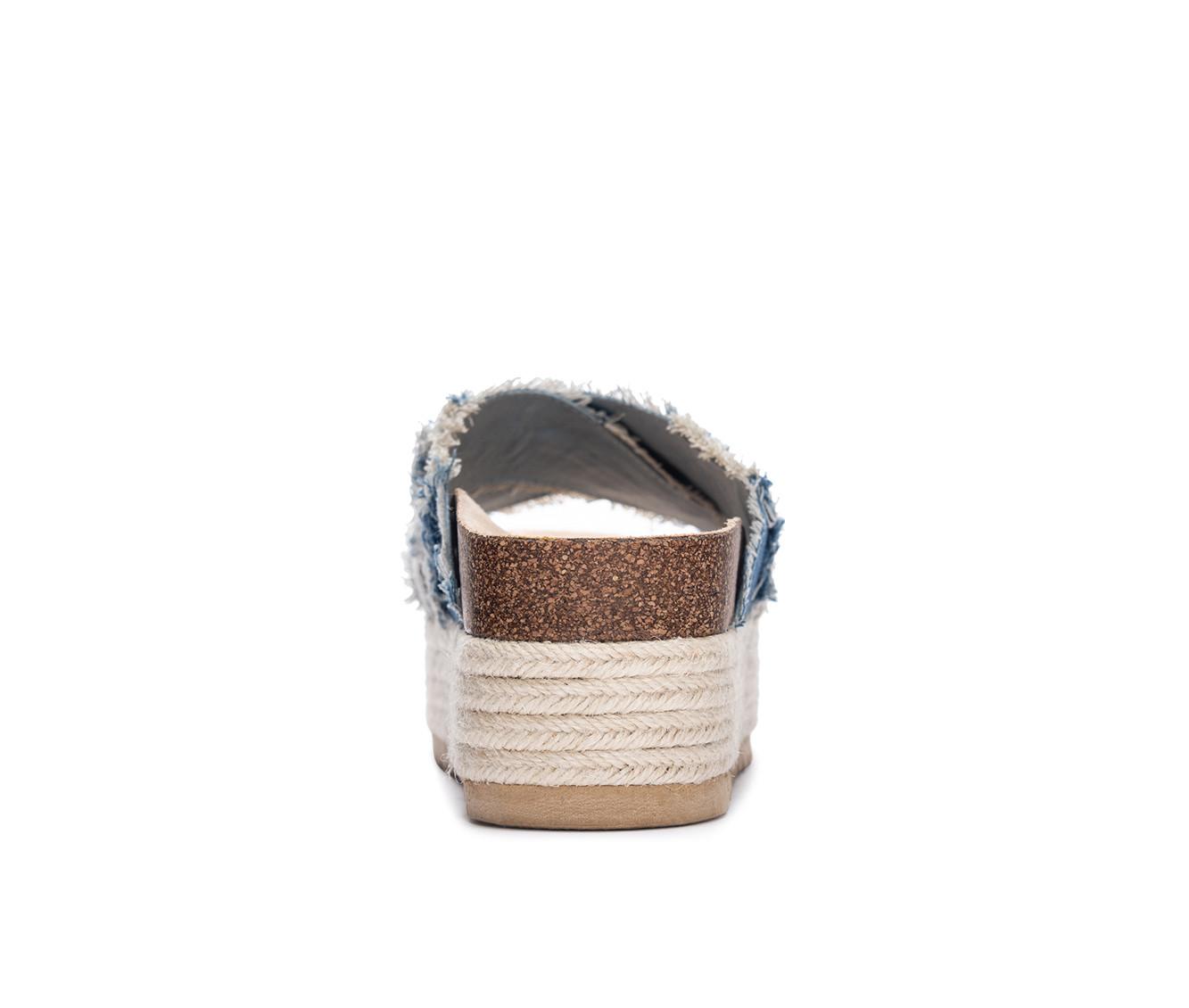 Women's Dirty Laundry Plays Platform Footbed Sandals