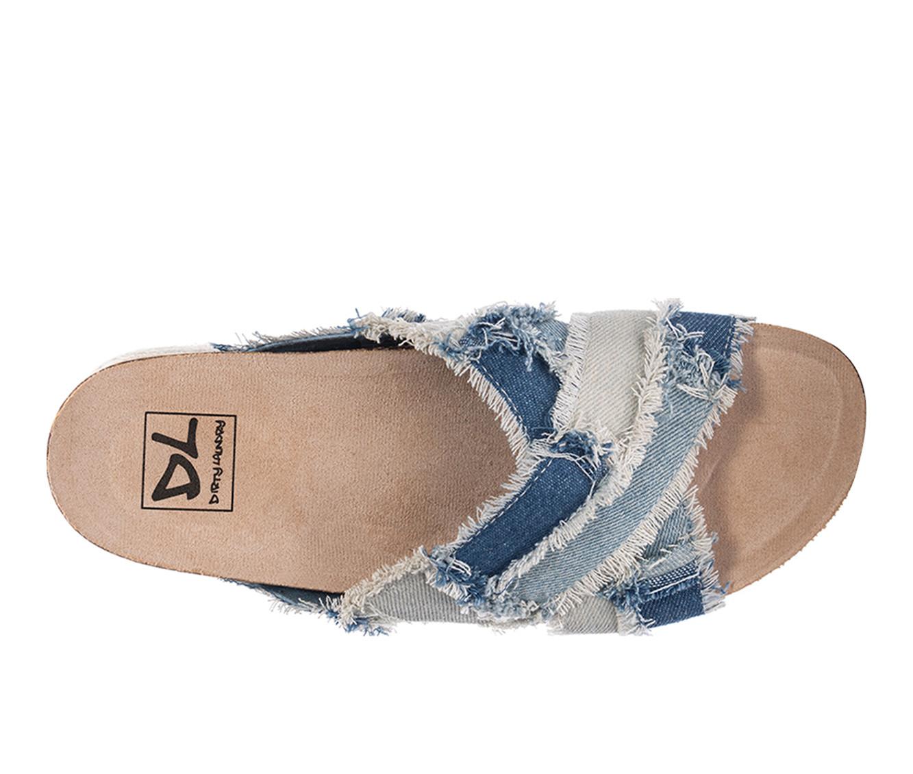 Women's Dirty Laundry Plays Platform Footbed Sandals