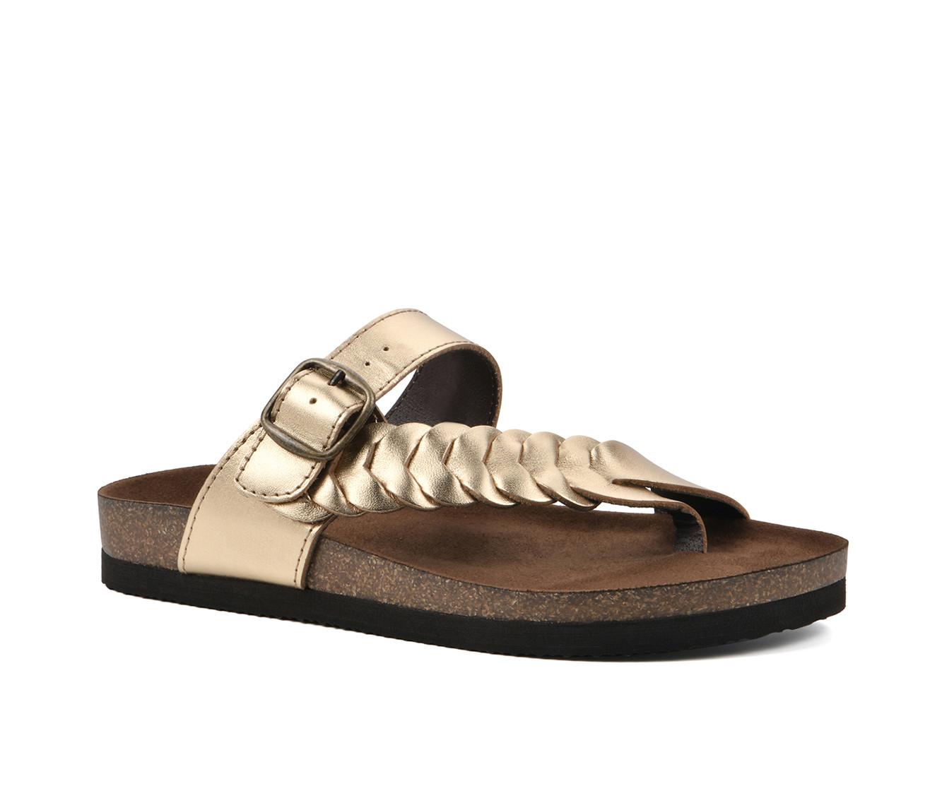 Women's White Mountain Happier Footbed Sandals