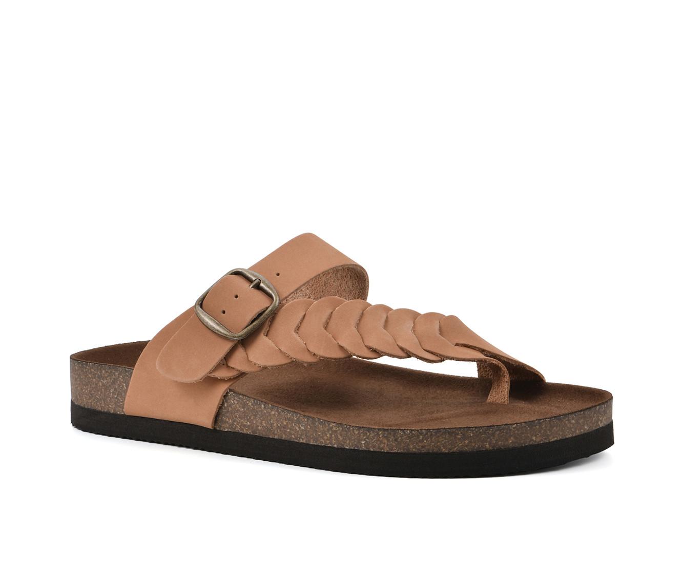 Women's White Mountain Happier Footbed Sandals