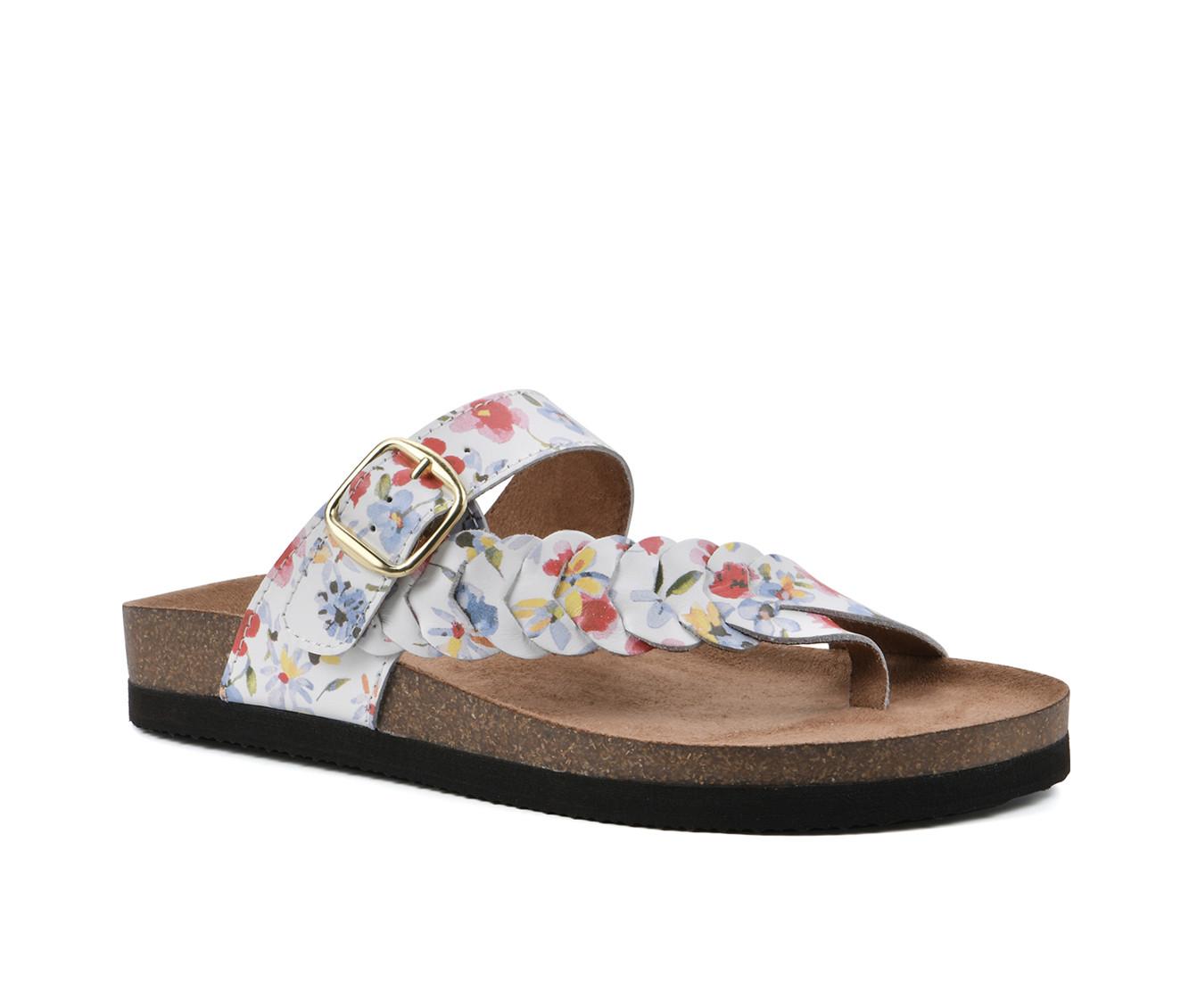 Women's White Mountain Happier Footbed Sandals