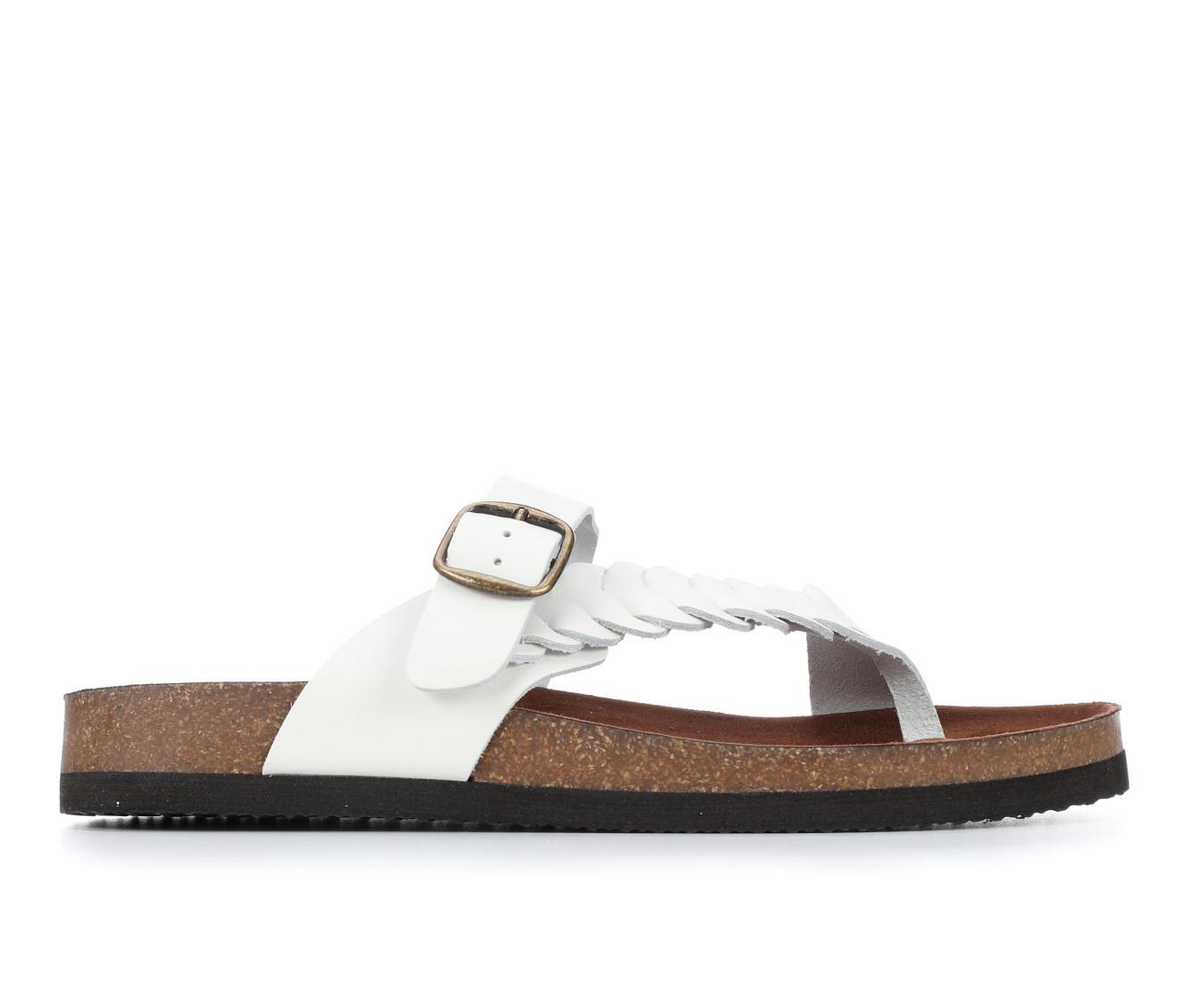 Women's White Mountain Happier Footbed Sandals