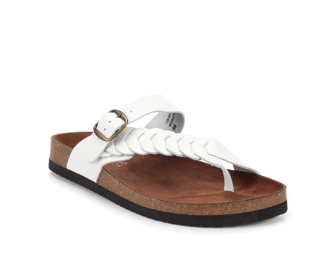 Women's White Mountain Happier Footbed Sandals