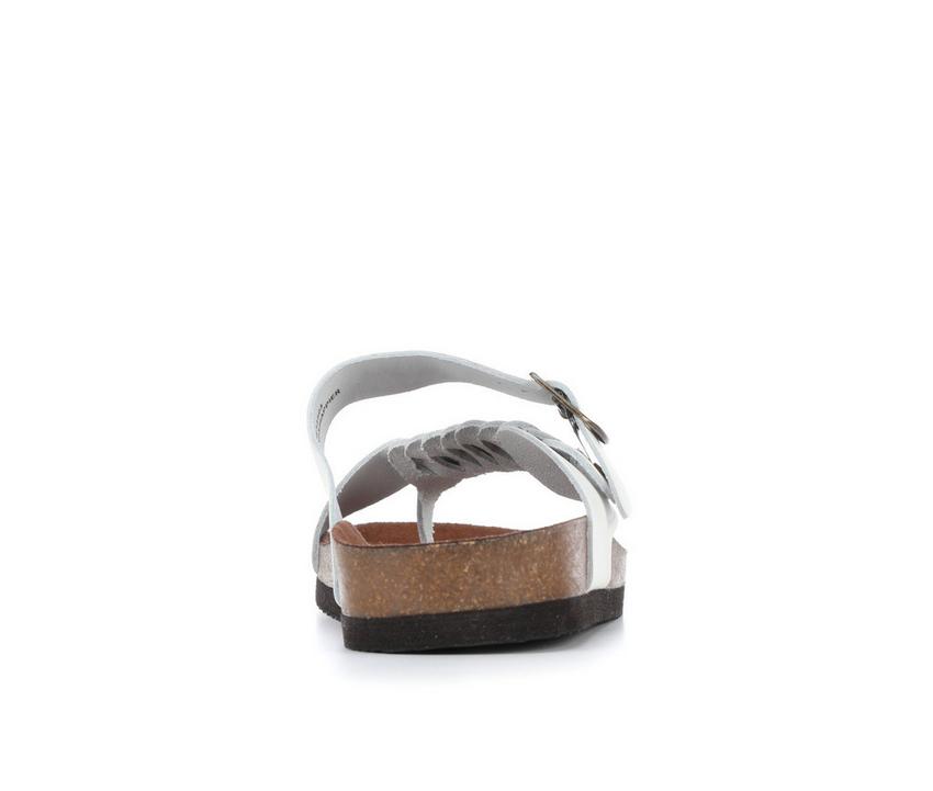 Women's White Mountain Happier Footbed Sandals