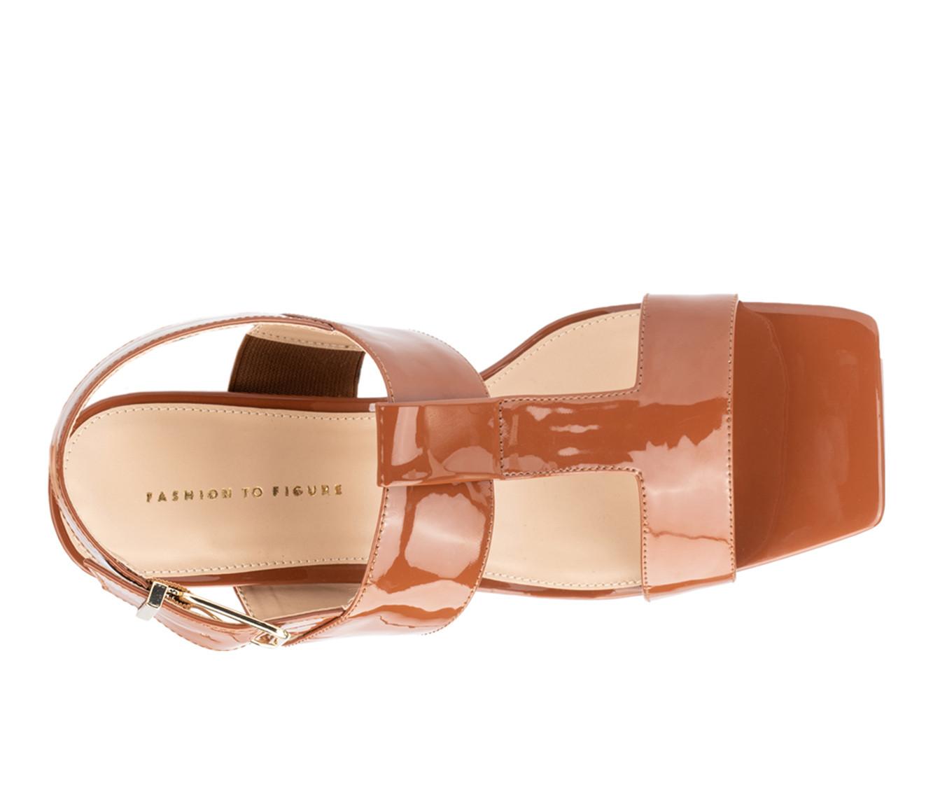 Women's Fashion to Figure Toni Wide Width Dress Sandals