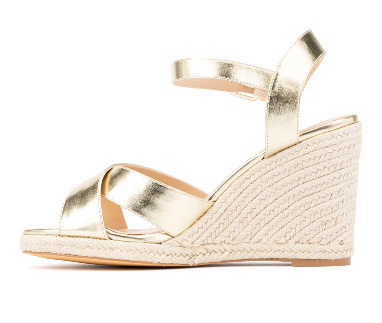 Women's Fashion to Figure Irene Wide Width Wedges