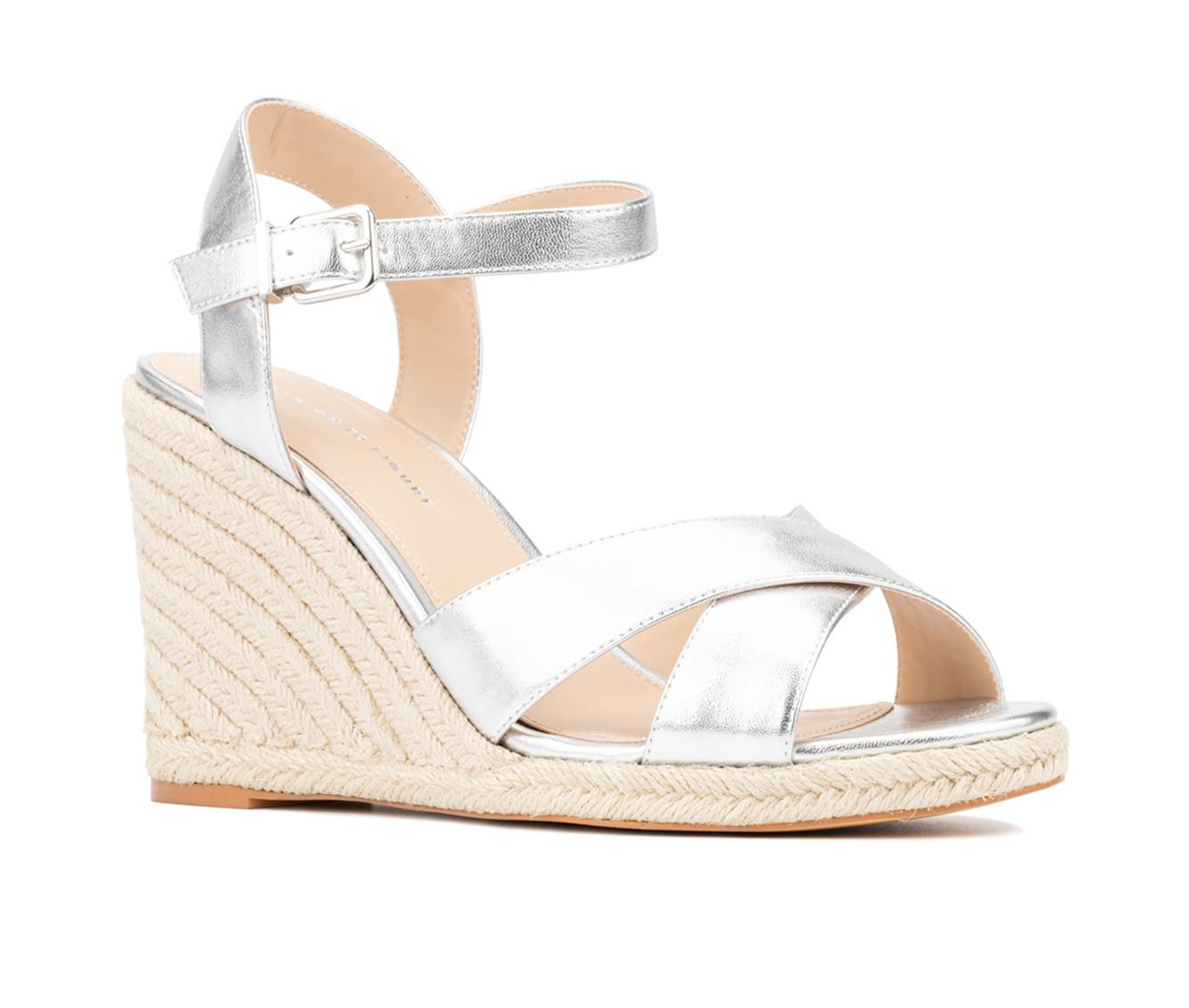 Women's Fashion to Figure Irene Wide Width Wedges