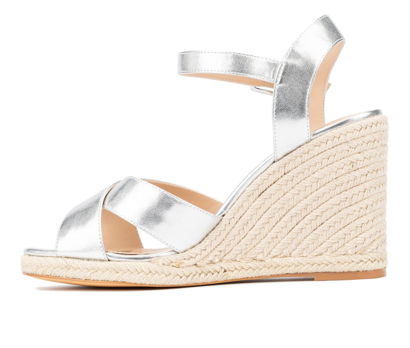 Women's Fashion to Figure Irene Wide Width Wedges
