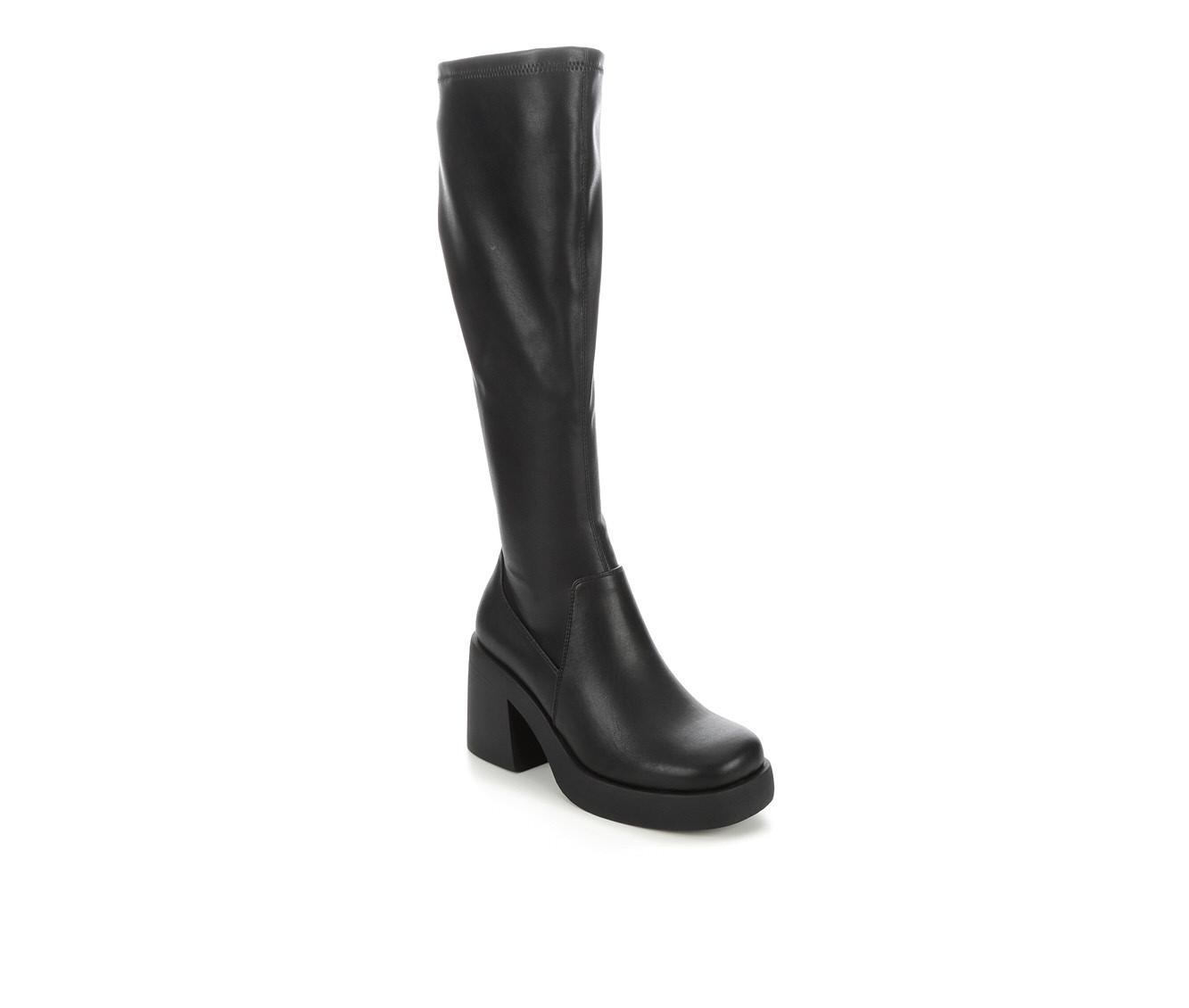 Madden girl black knee high boots hotsell