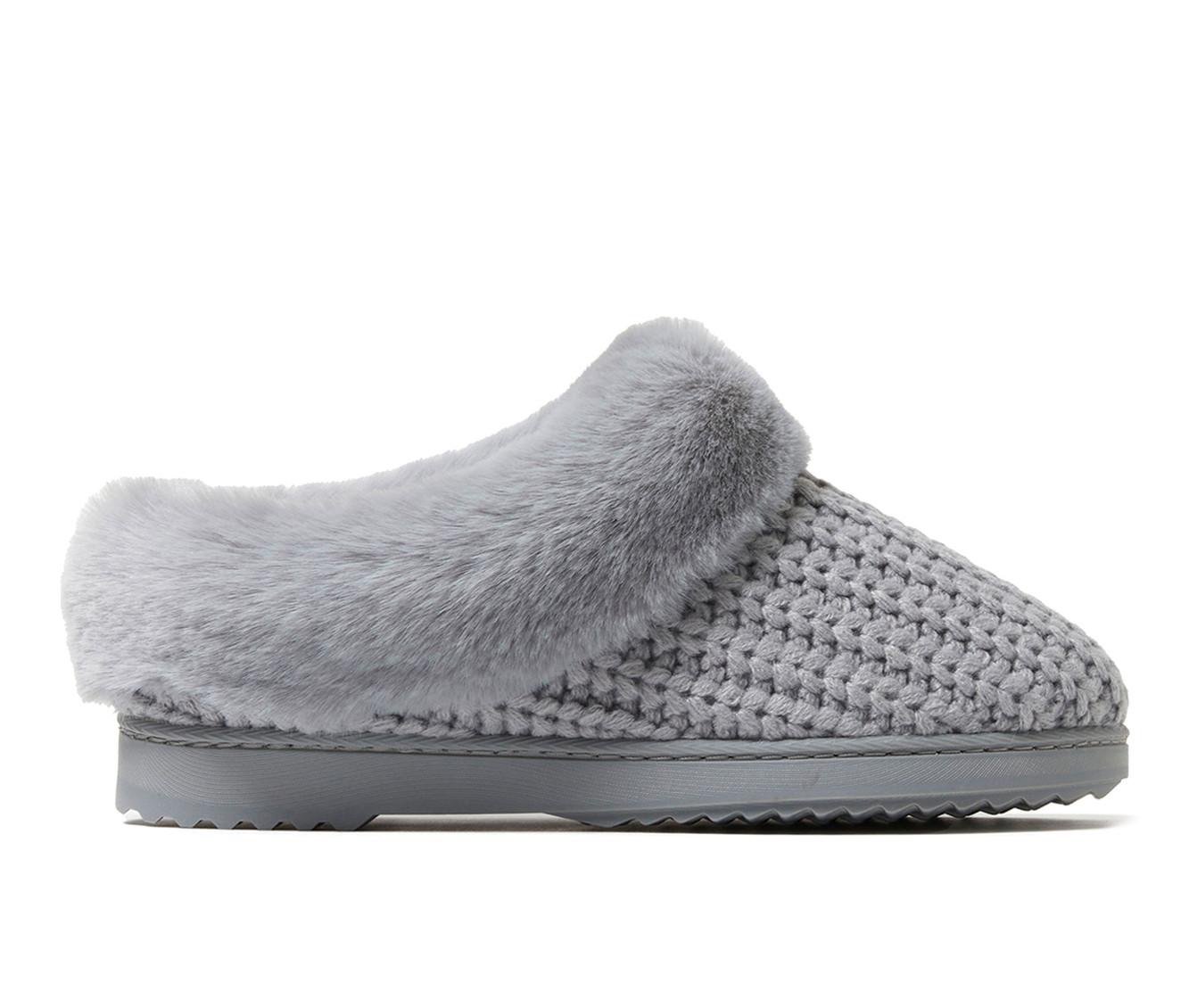 Dearfoams Hannah Festive Knit Clog Slippers