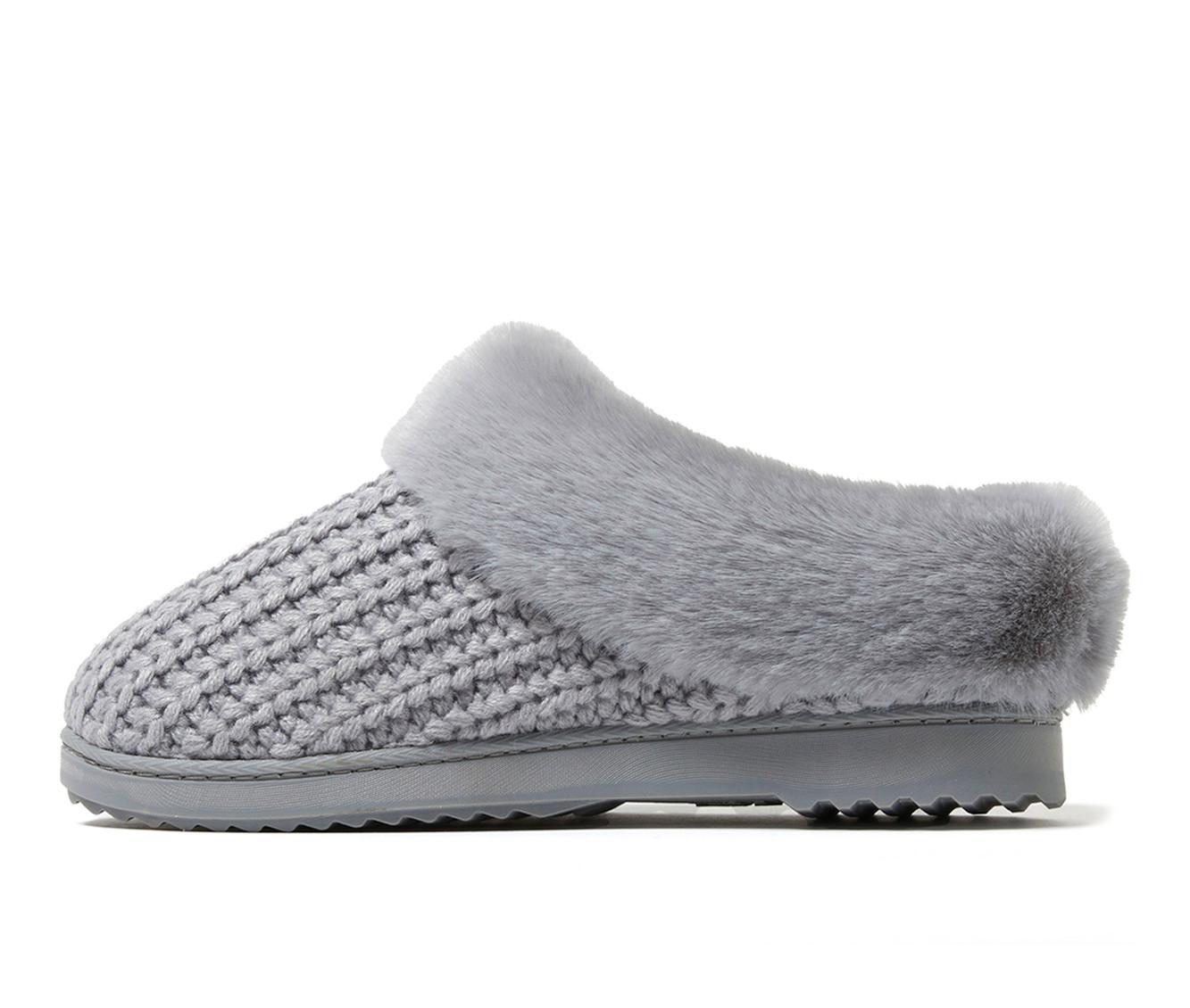 Dearfoams Hannah Festive Knit Clog Slippers