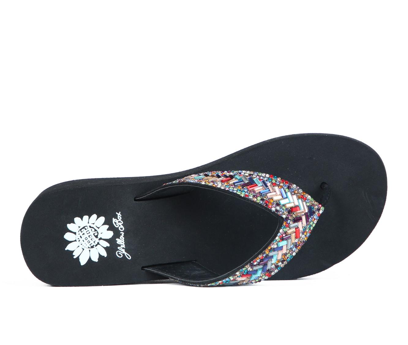 Women's Yellow Box Skyllah Flip-Flops