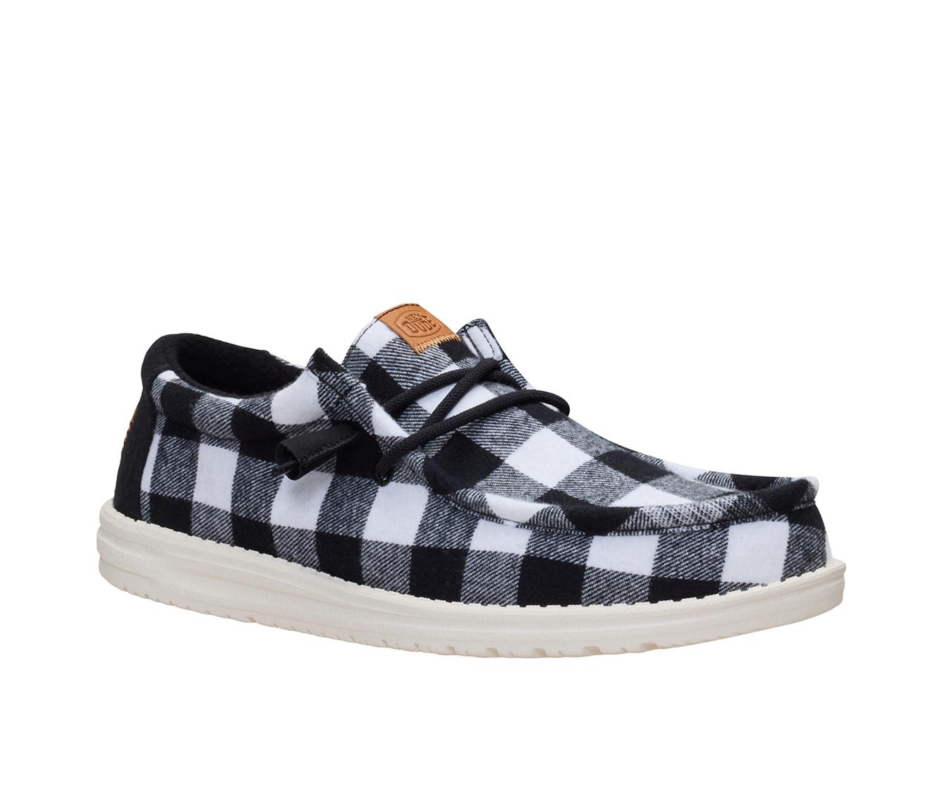 Men's HEYDUDE Wally Buffalo Plaid Casual Shoes