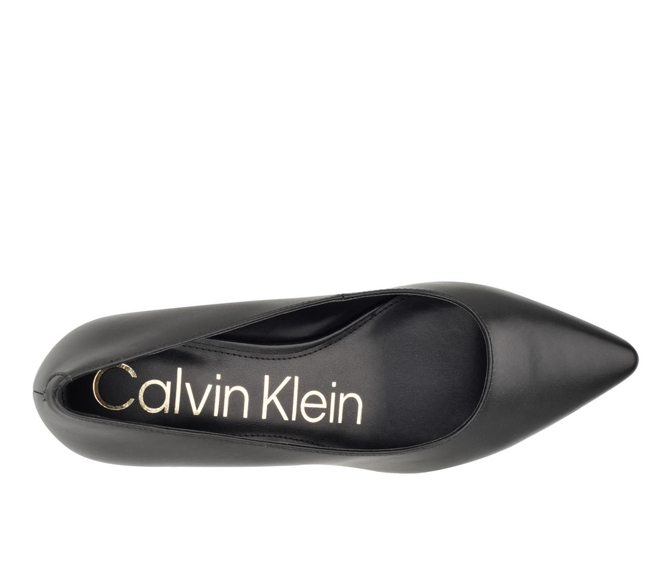 Calvin klein black and white pumps on sale