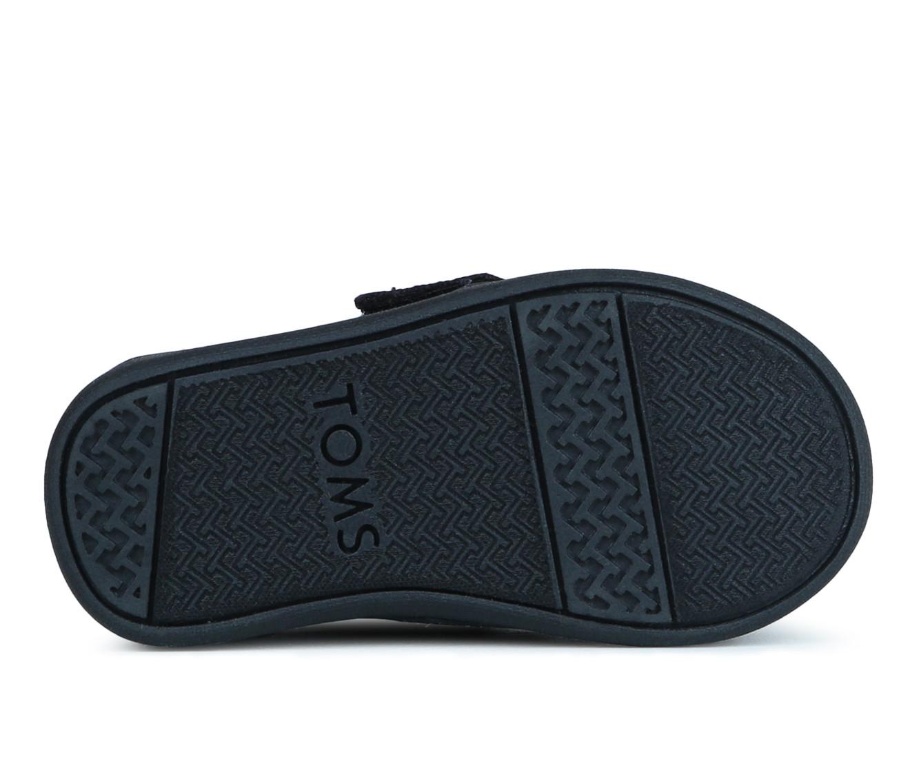 Boys' TOMS Infant & Toddler & Little Kid Tiny Alpargata Black Slip-On Shoes
