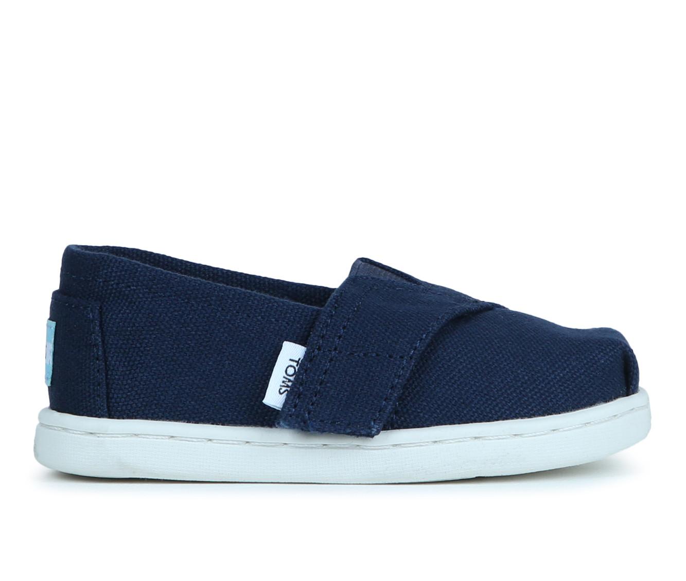 Kids' TOMS Infant & Toddler & Little Kid Alpargata Navy Slip-On Shoes