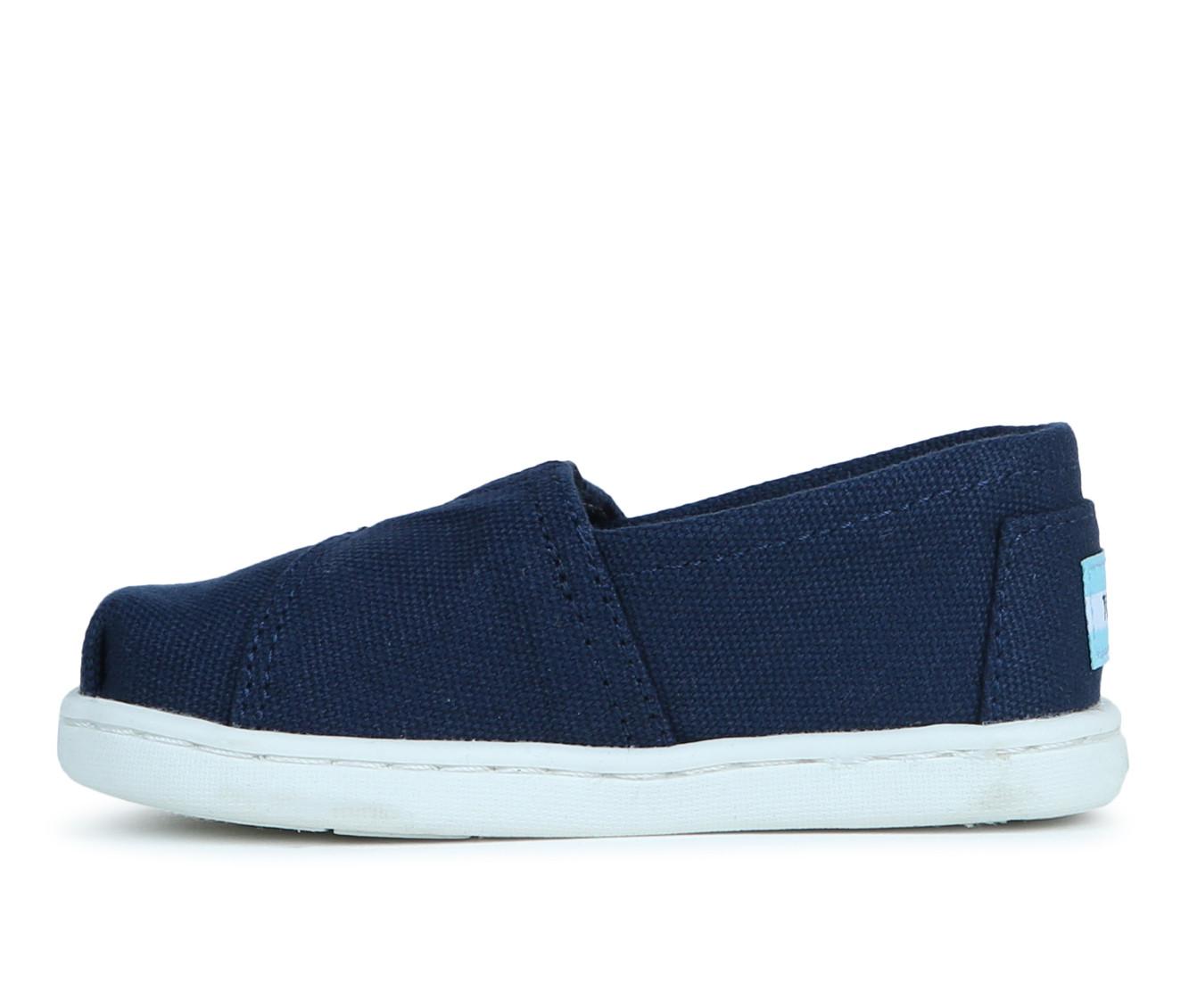Kids' TOMS Infant & Toddler & Little Kid Alpargata Navy Slip-On Shoes