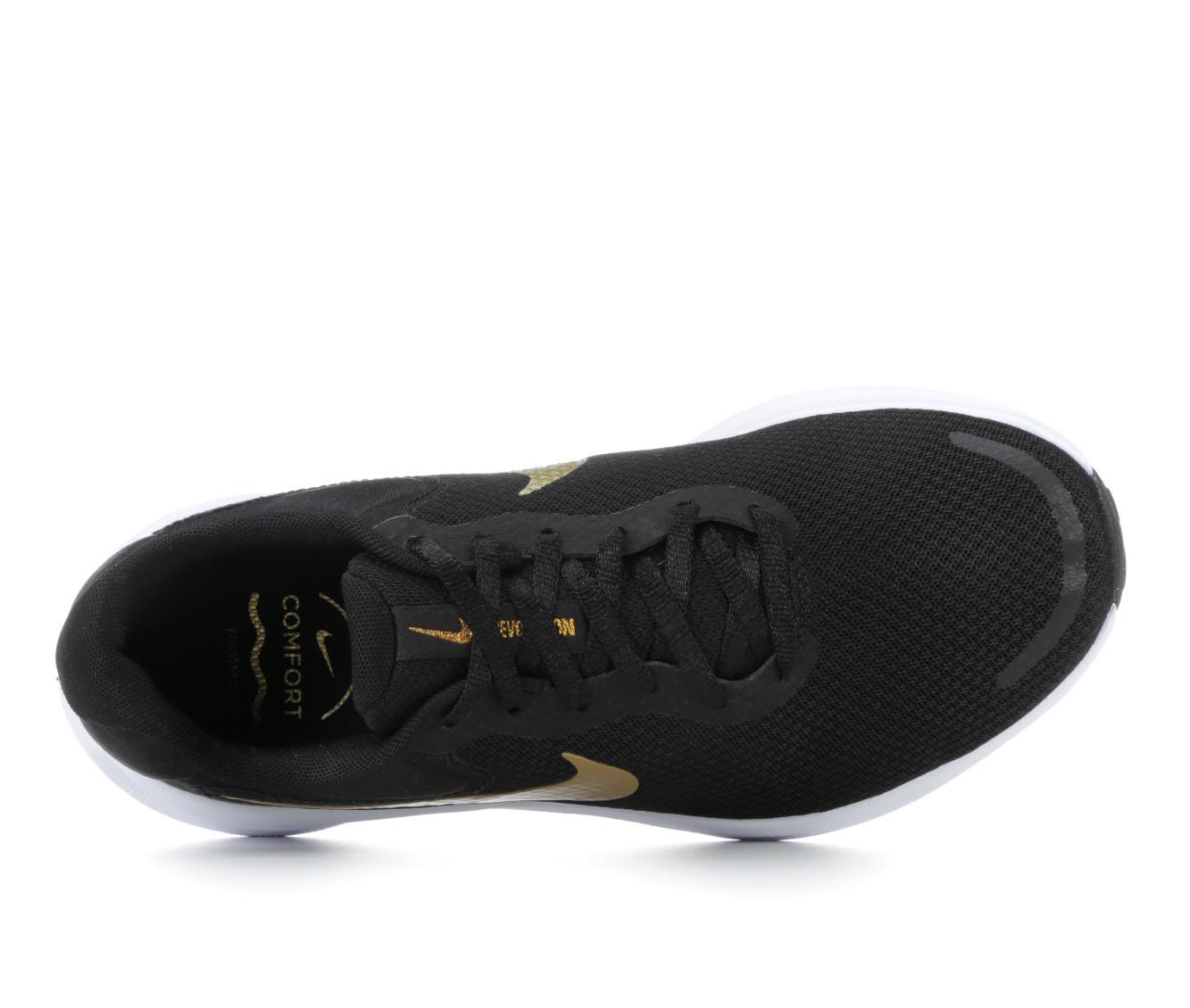 Black and gold sneakers best sale women's nike